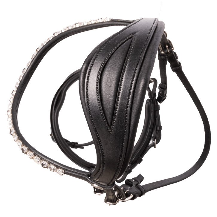 Trensenzaum schwedisch kombiniert ZORA schwarz lack/schwarz Trensenzaum schwedisch kombiniert ZORA schwarz lack/schwarz