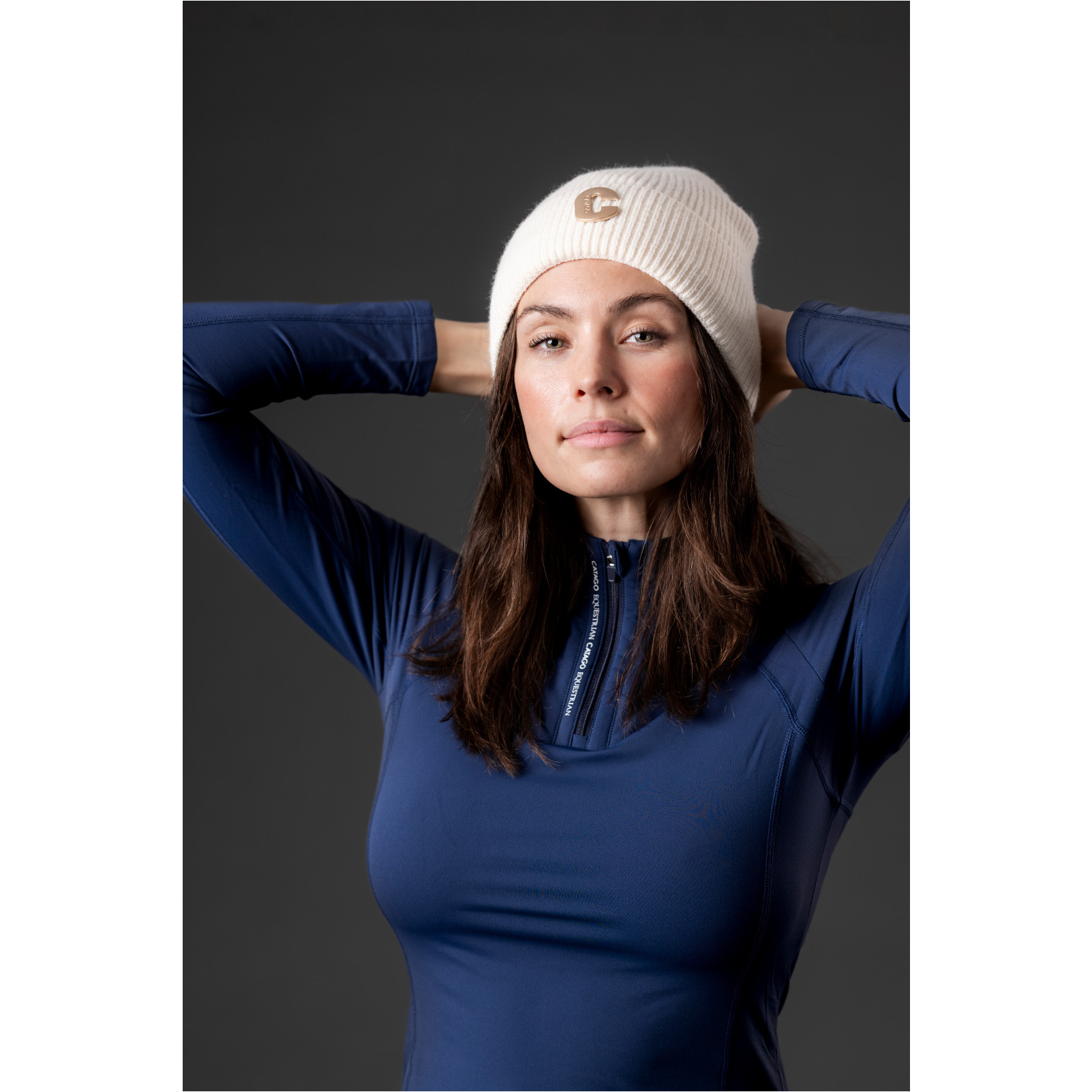 Damen Funktionsshirt Langarm BREE half-zip navy