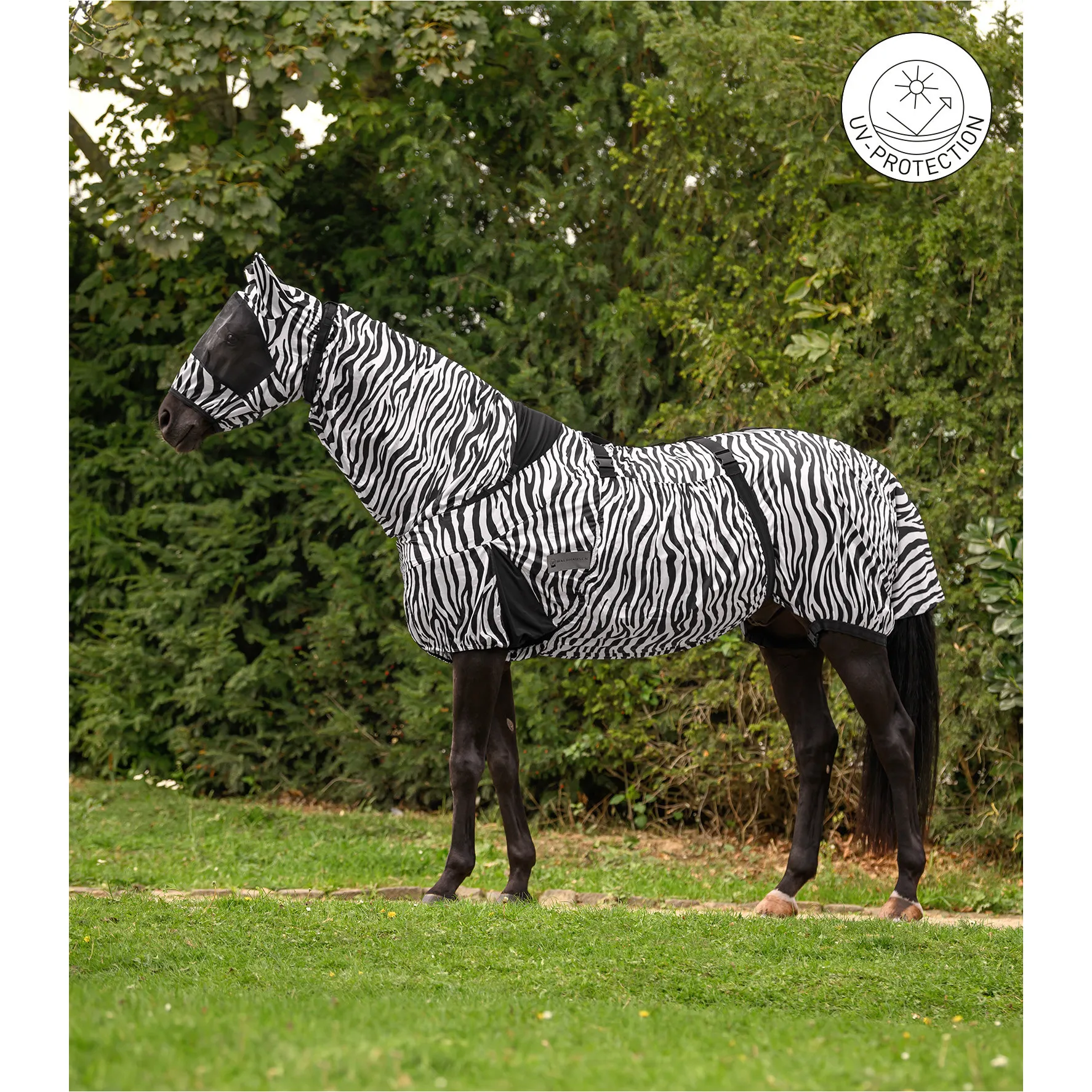 Ekzemerdecke ZEBRA schwarz/weiß