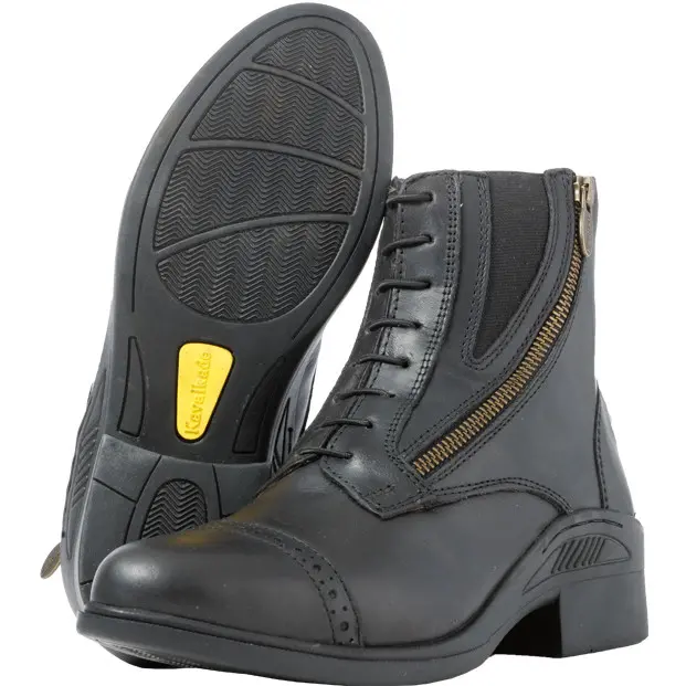 Stiefelette ROMULUS Leder geölt schwarz