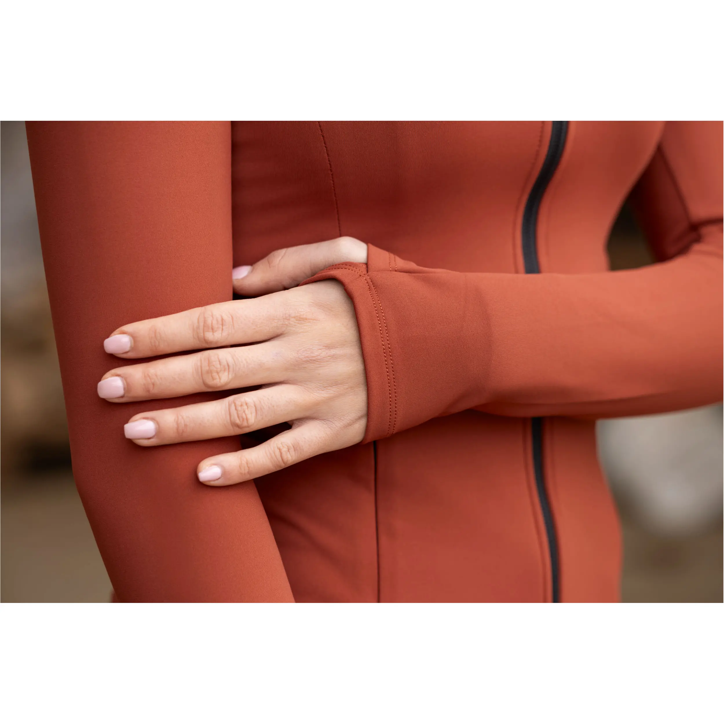 Damen Trainingsjacke H/W 2025 rust