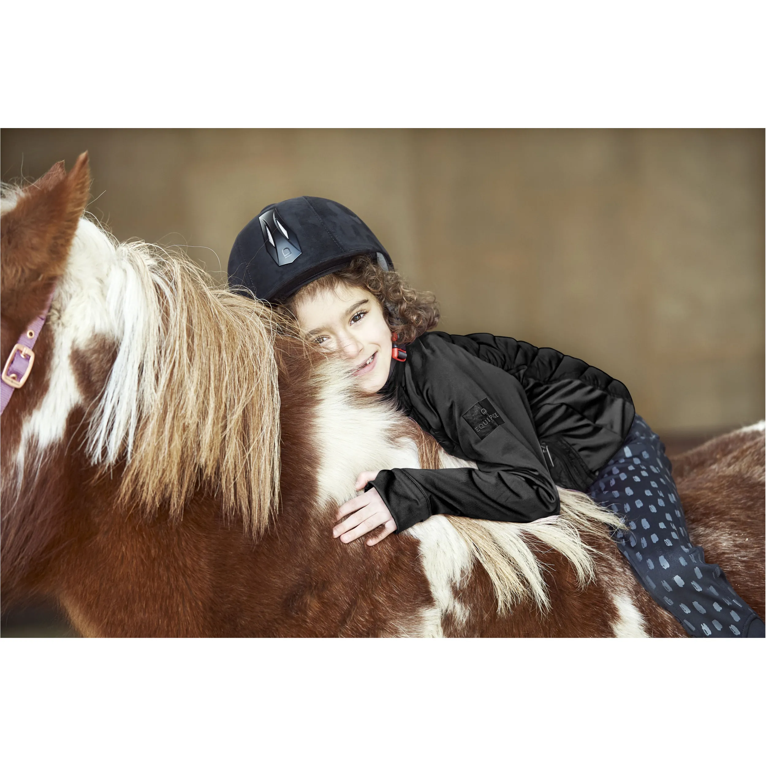 Kinder Reitjacke CANON schwarz