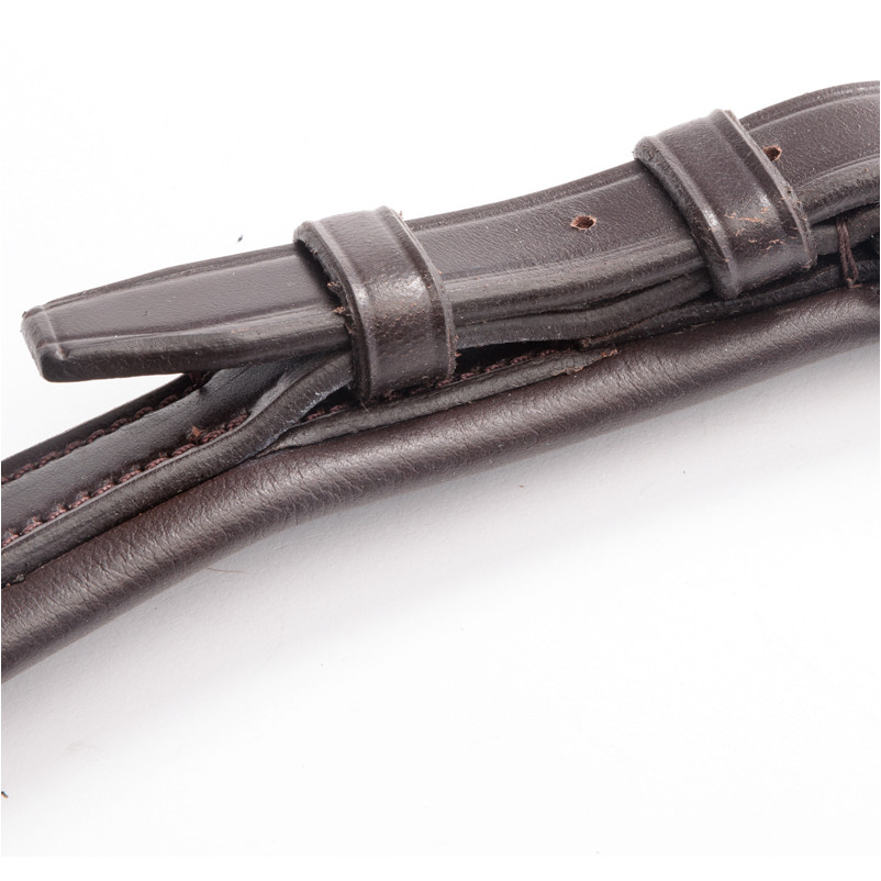 Vorderzeug mit Elast ROBIN braun/messing Vorderzeug mit Elast ROBIN braun/messing