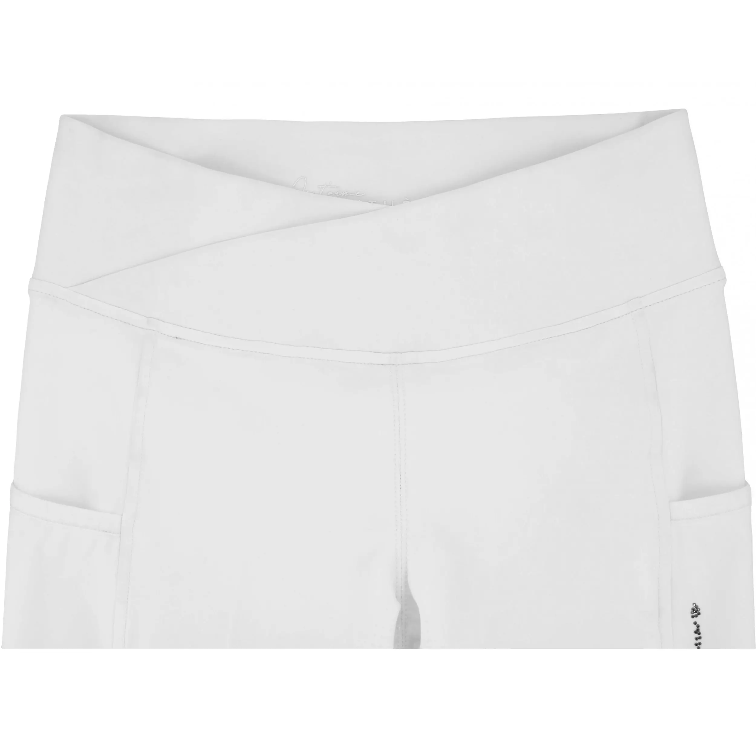 Damen Reitleggings Silikon Vollbesatz FLORA Kreuzbund weiß