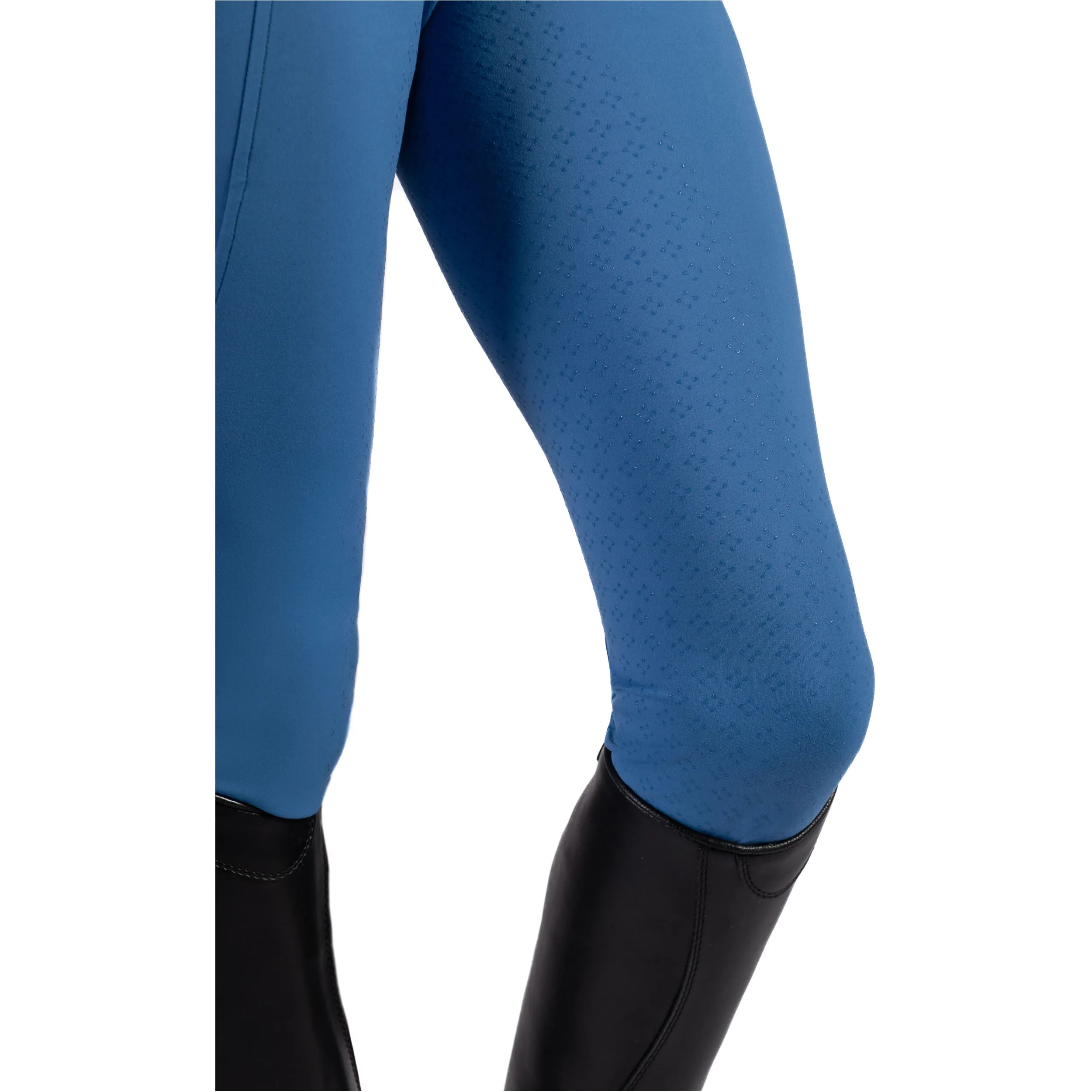 Winter Kinder Reitleggings Silikon Vollbesatz MIA blau