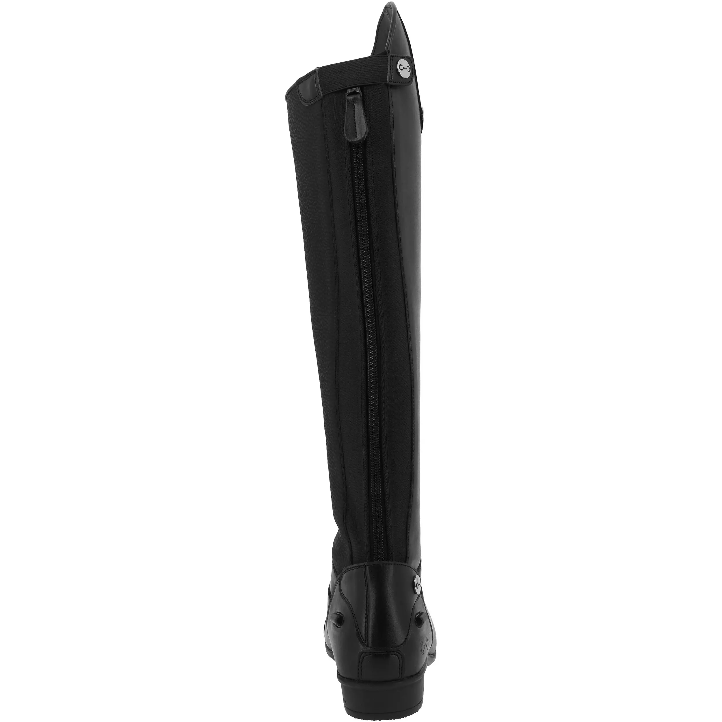 Reitstiefel Kunstleder schwarz