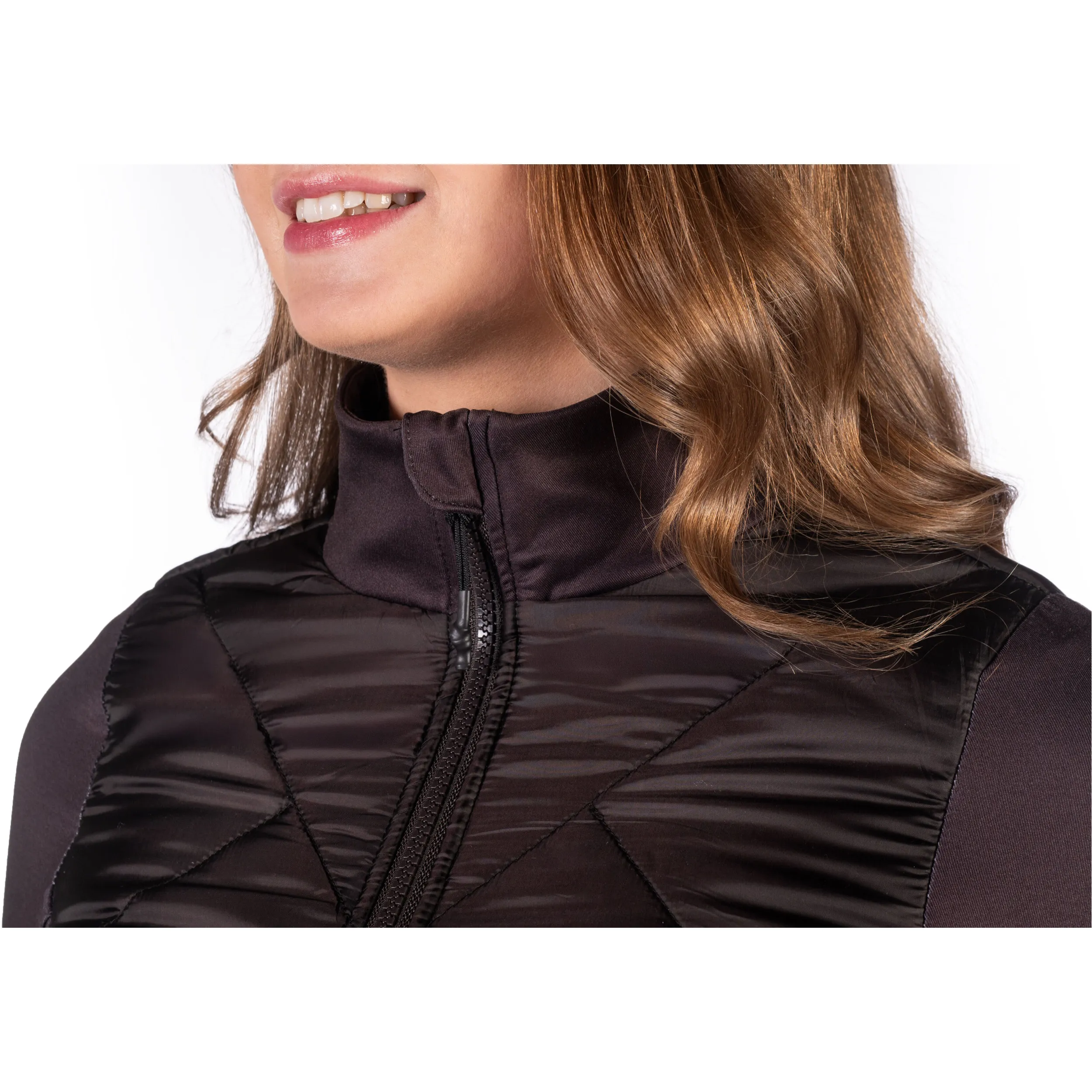 Damen Jersey-/Nylonjacke PRAG II STYLE dunkelbraun