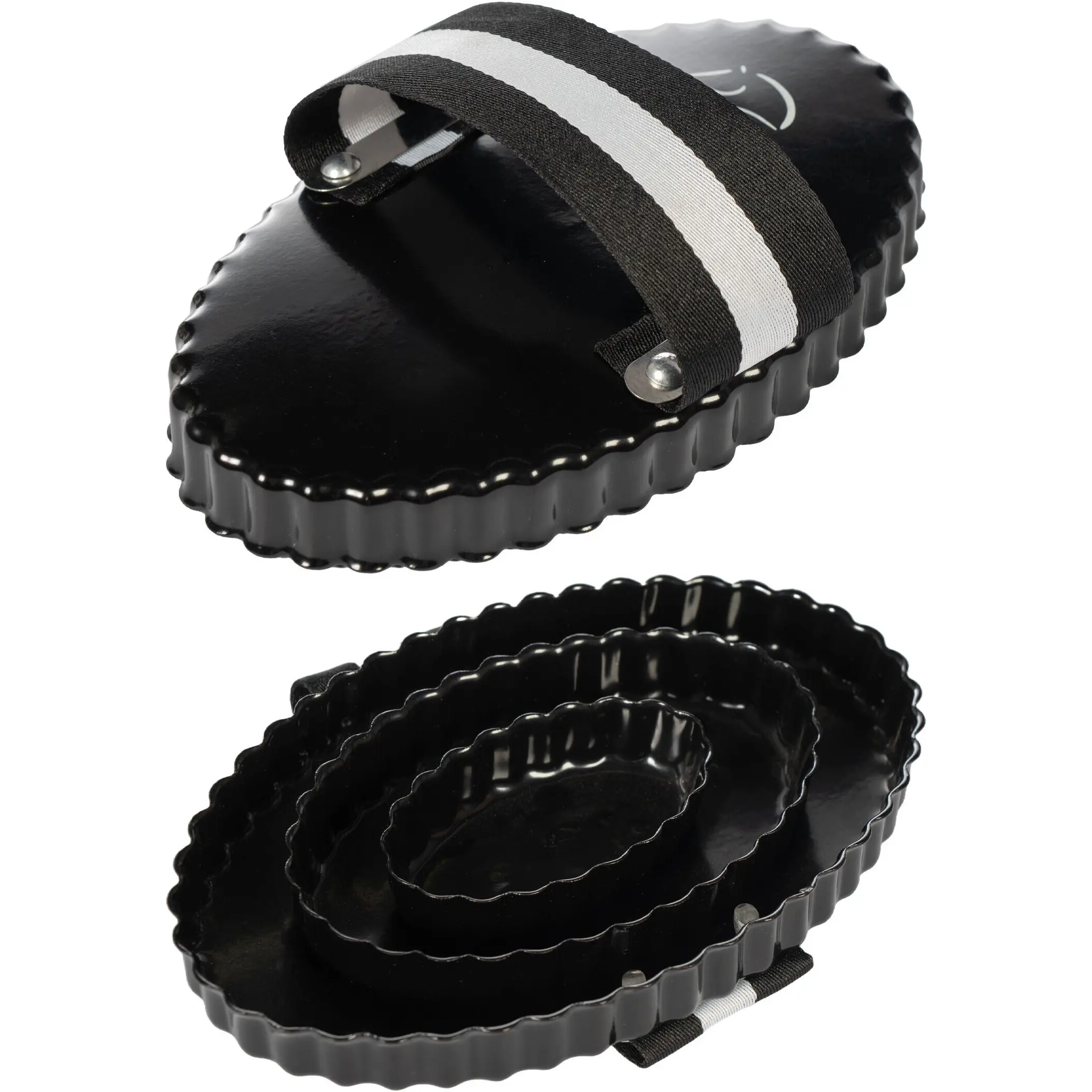 Metallstriegel BOB schwarz