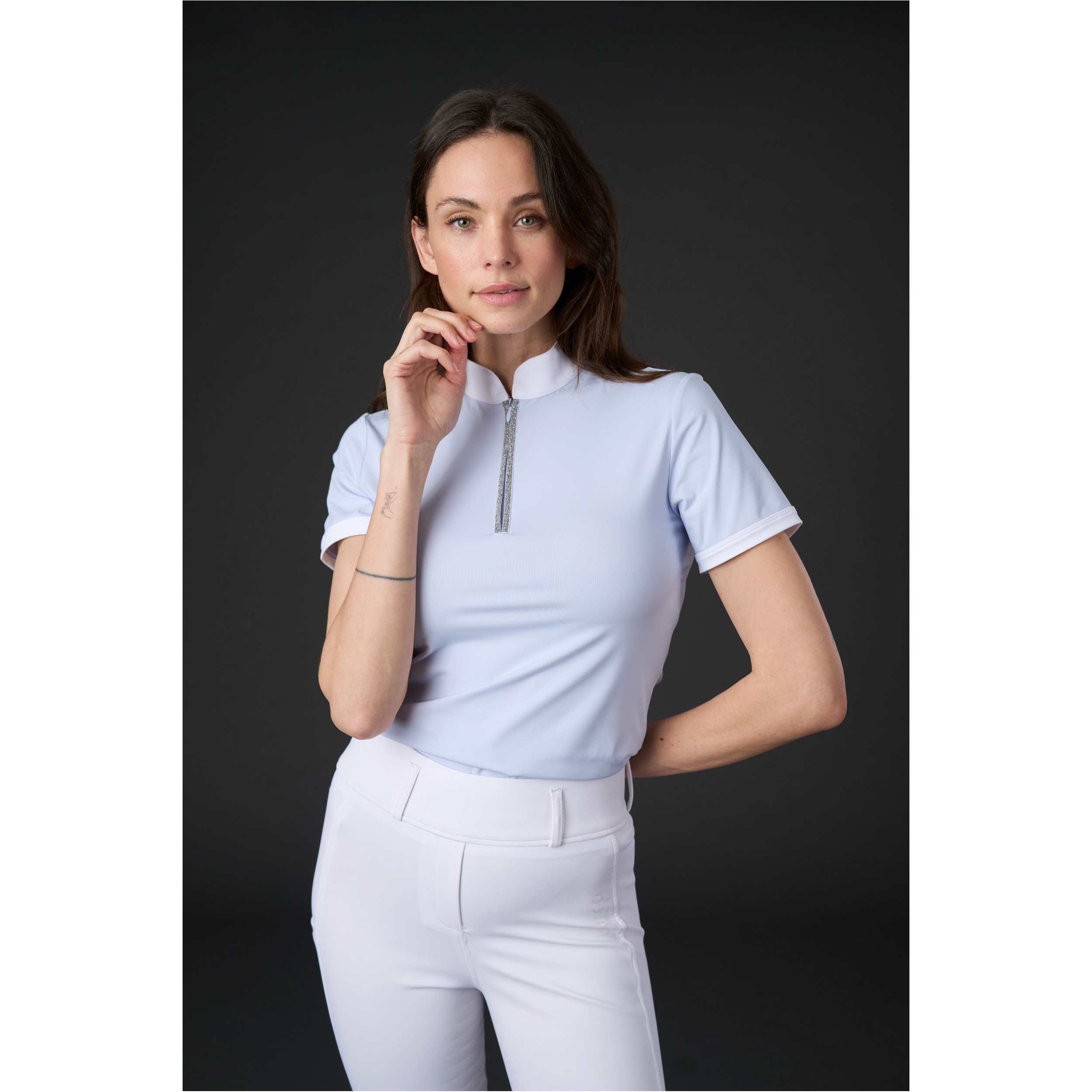 Damen Showshirt Kurzarm NICE xenon blue