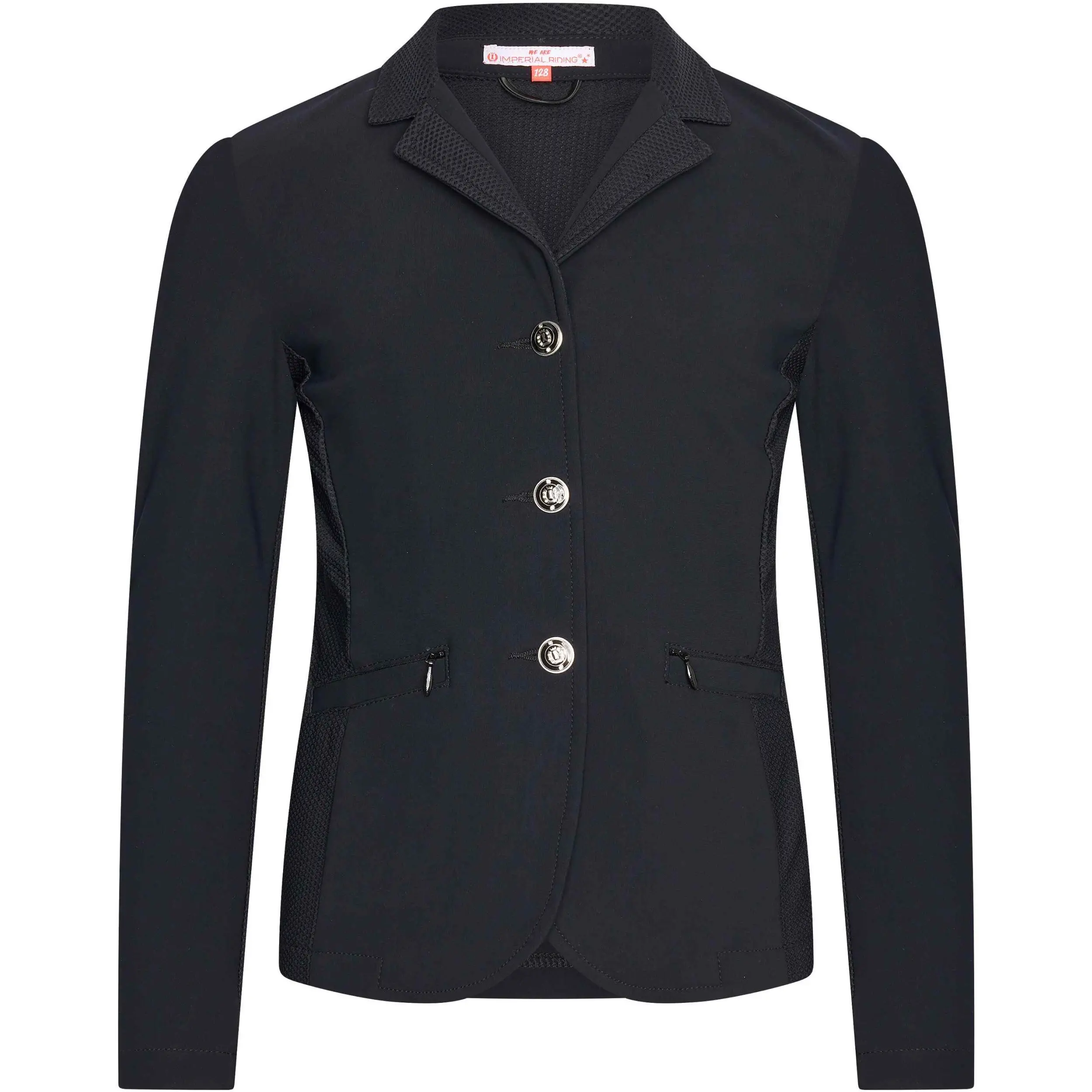 Kinder Turnierjacket IRHAir Mesh schwarz
