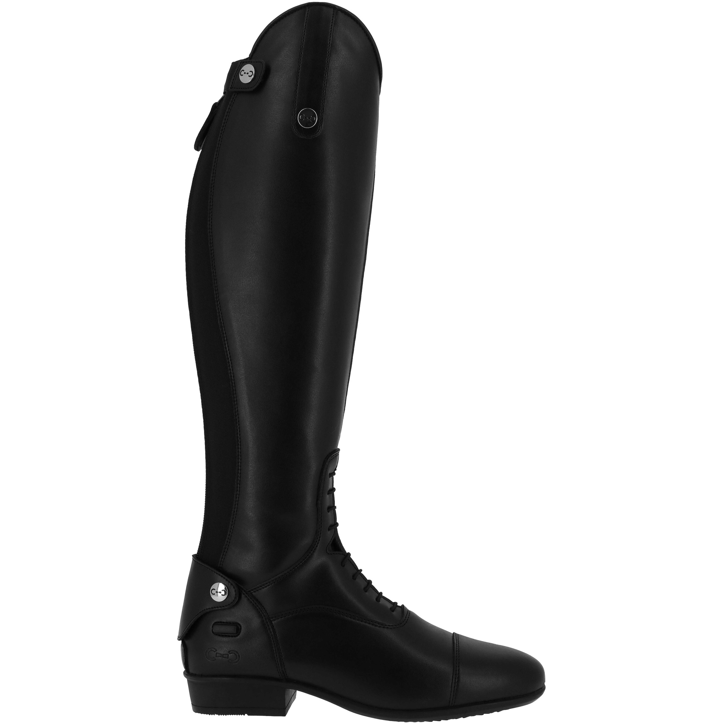 Reitstiefel Kunstleder schwarz Reitstiefel Kunstleder schwarz