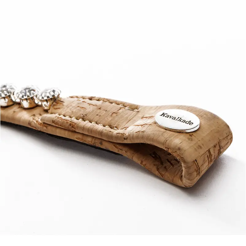 Stirnband CORTICA STRASS Vegan Kork natur/weiß