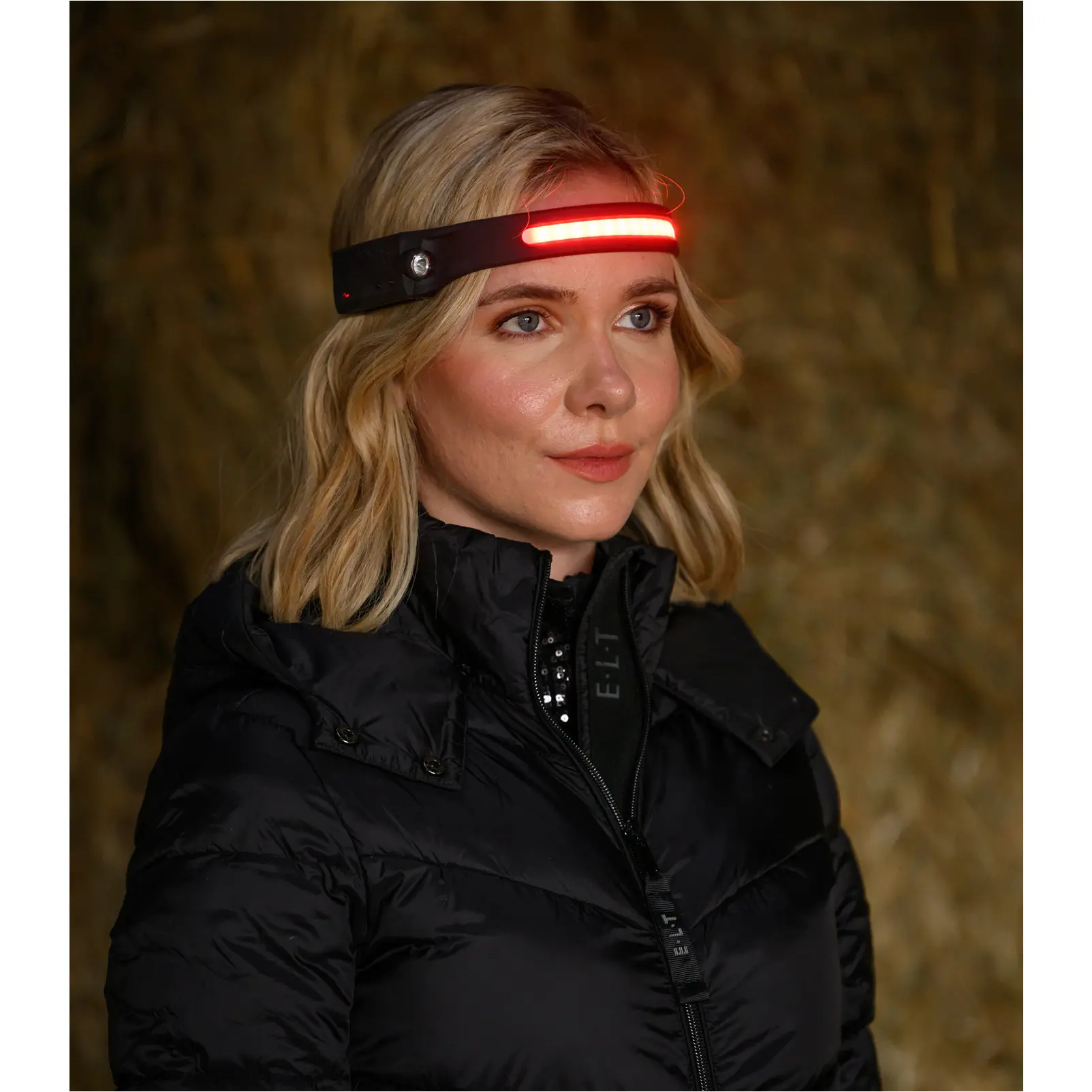 Sensor- LED- Kopflampe mit Bewegungssensor schwarz Sensor- LED- Kopflampe mit Bewegungssensor schwarz