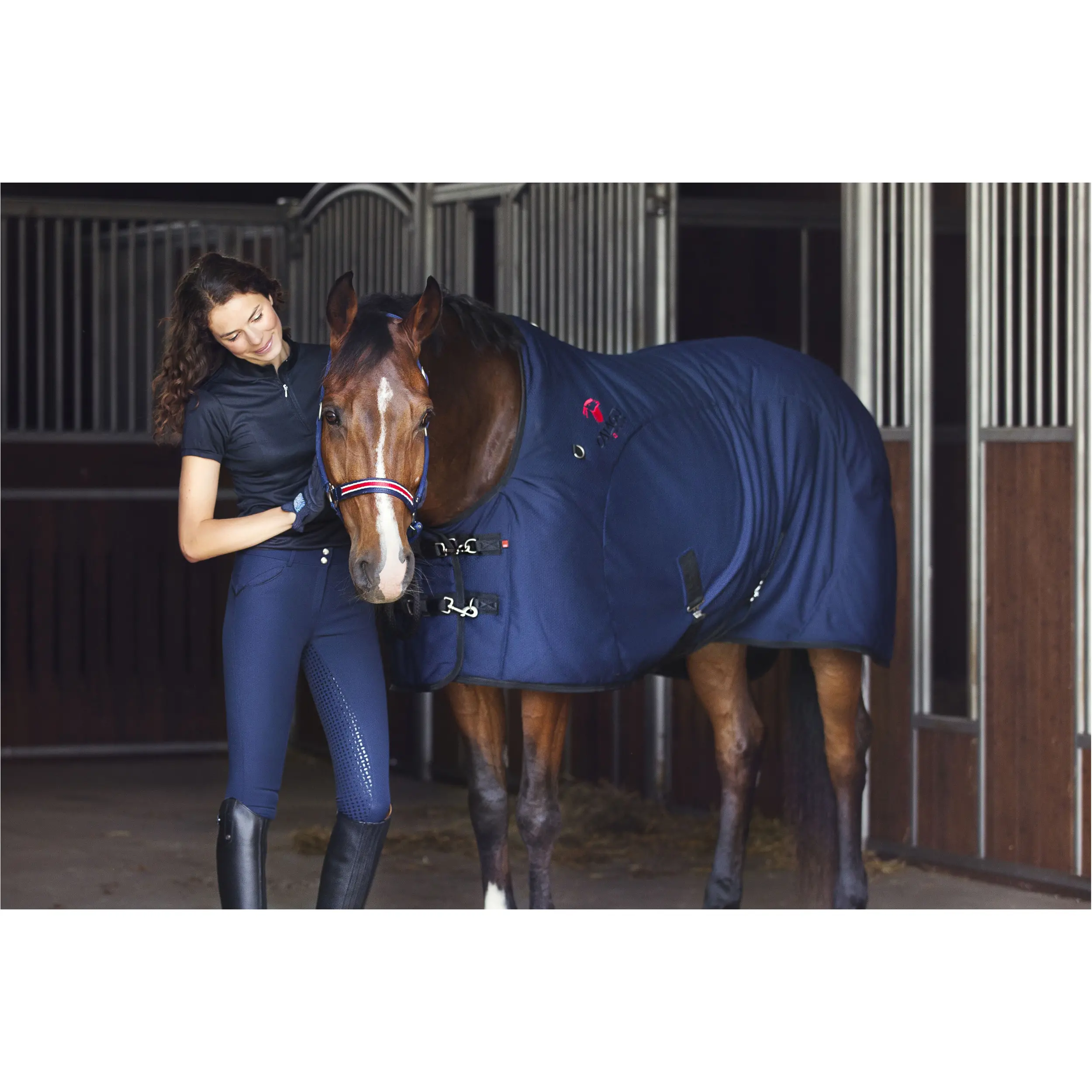 Funktionsdecke FIR-Tech navy