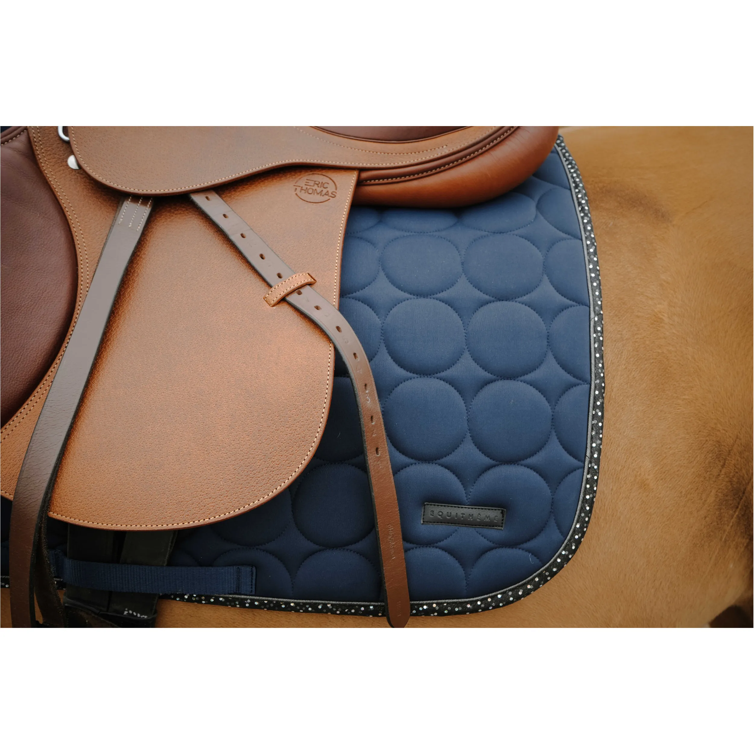 Schabracke DISCO navy Warmblut Vielseitigkeit