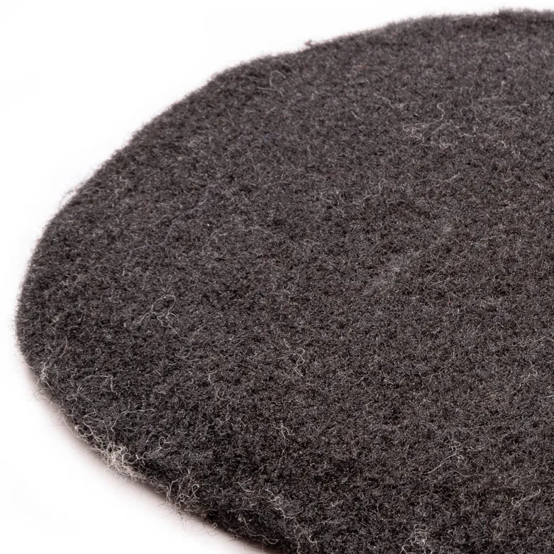 Einlagen Lammfellschabracke Polyester HINTEN schwarz