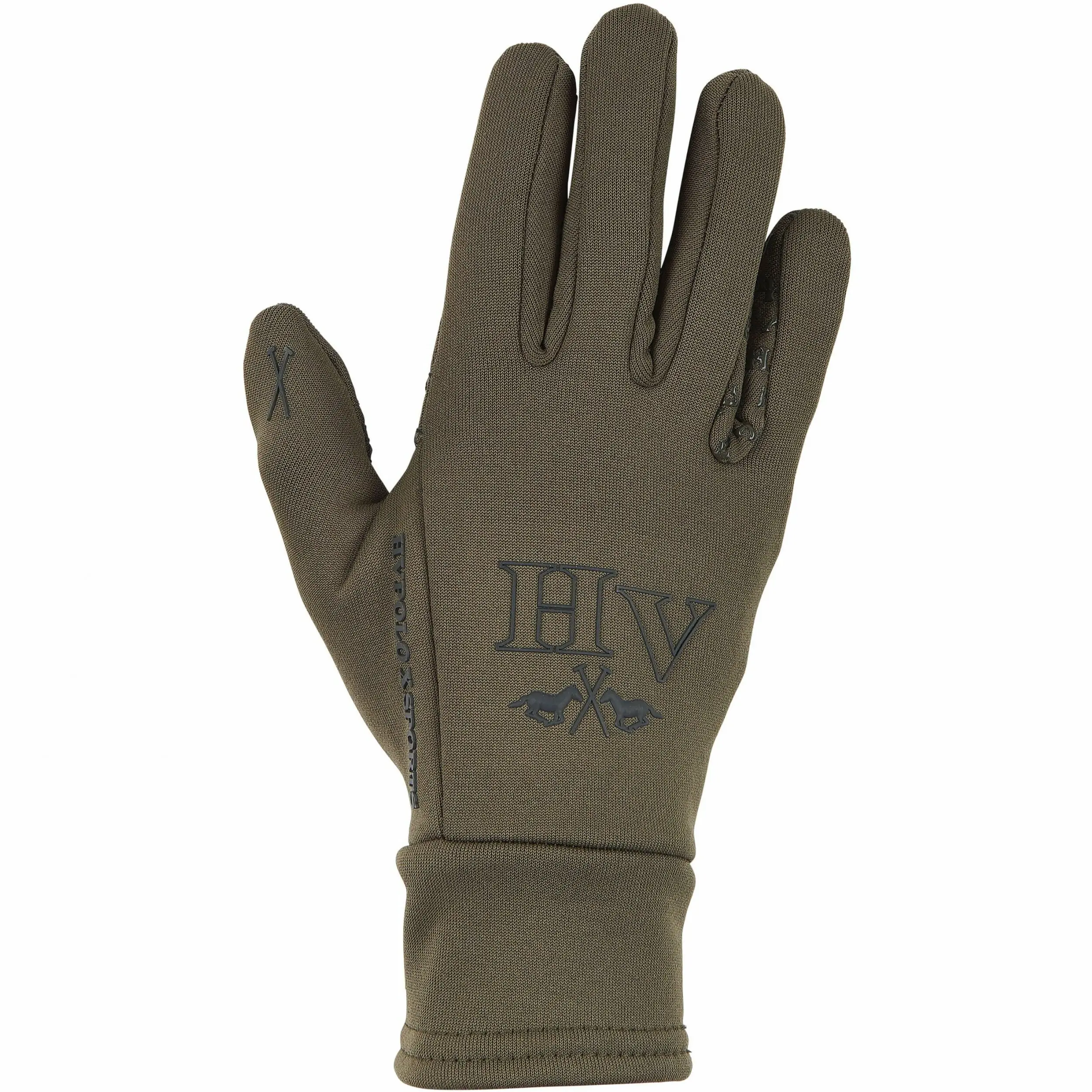 Winter Damen Reithandschuhe army