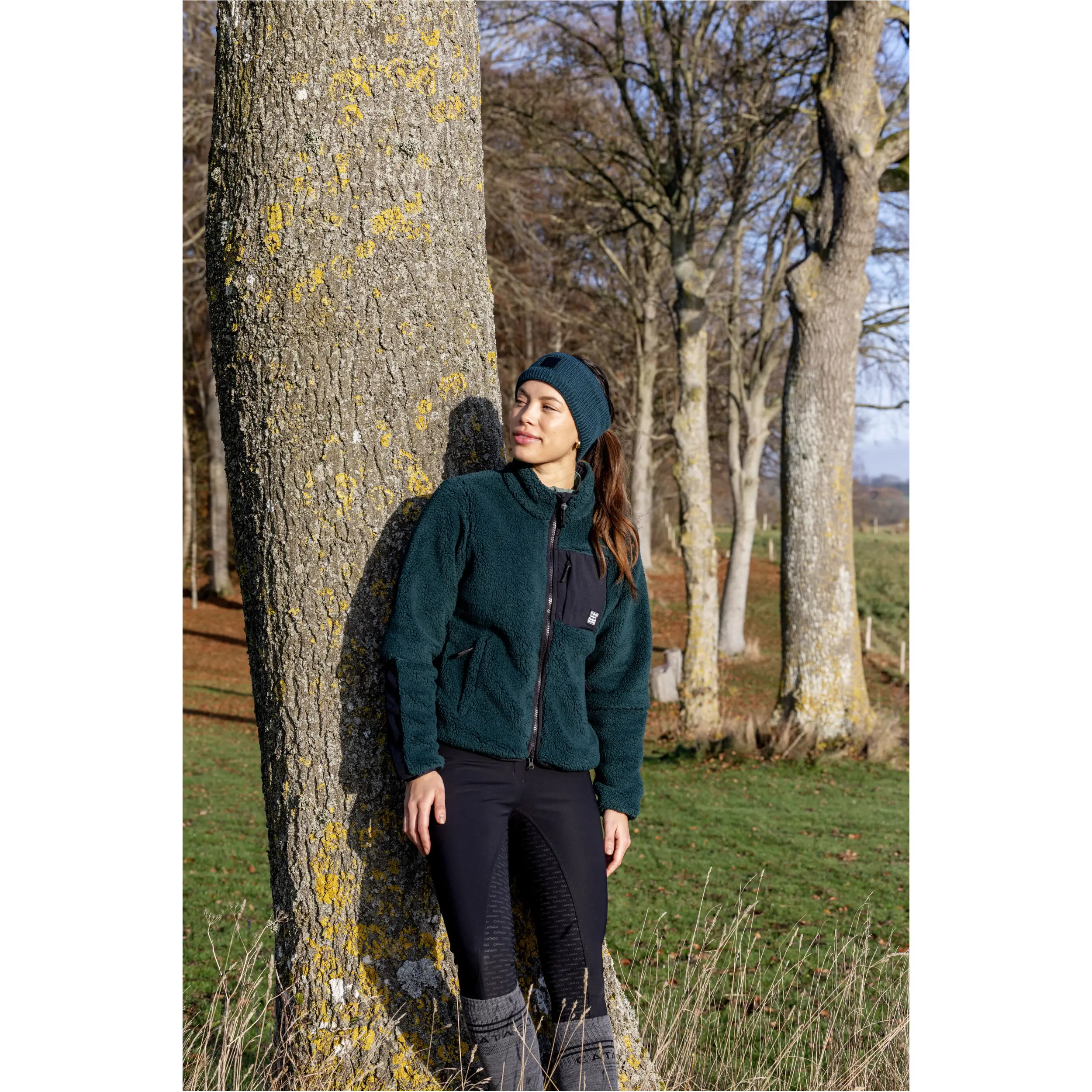 Winter Damen Strickstirnband VANIJO ponderosa pine