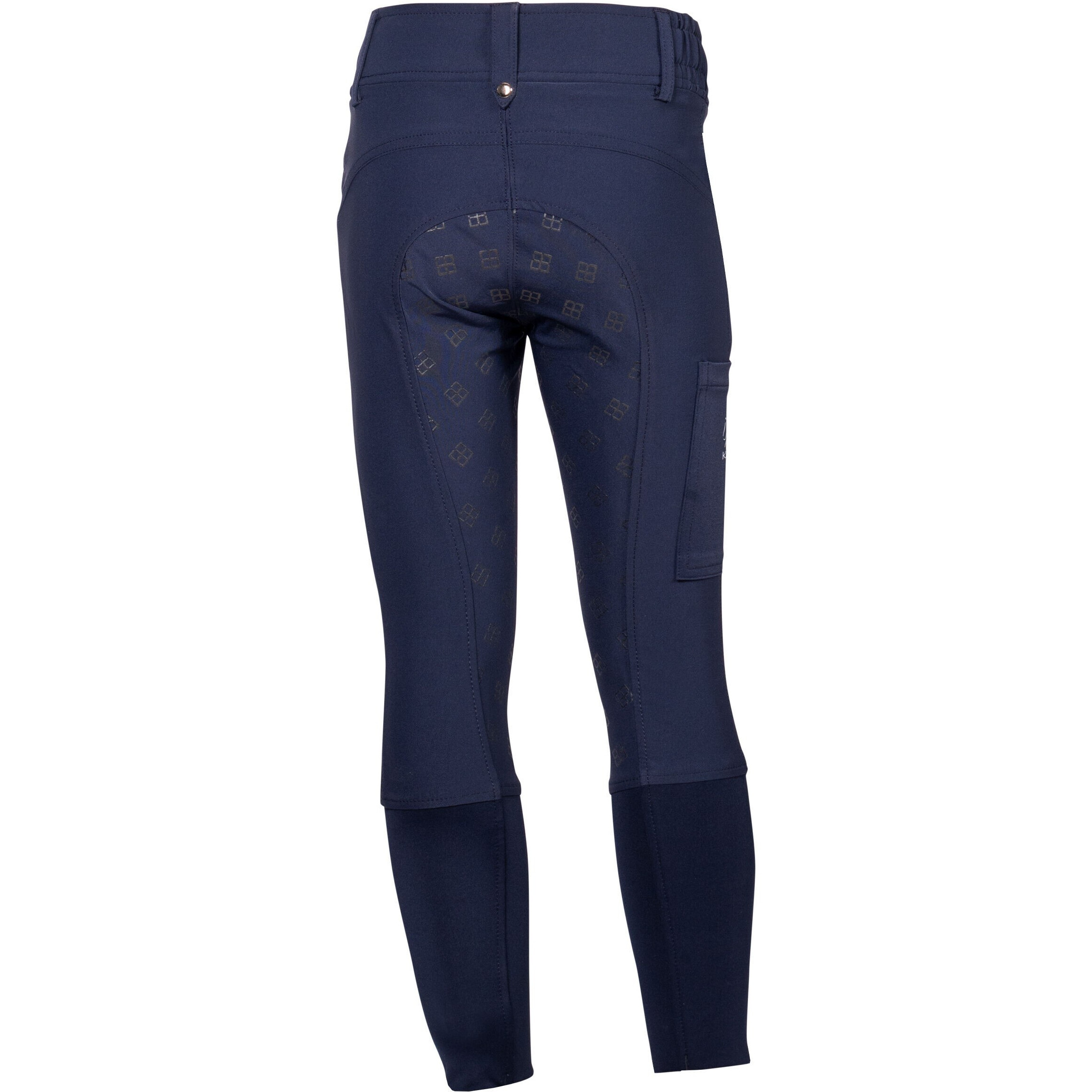 Kinder Reithose Silikon Vollbesatz MAUI dunkelblau