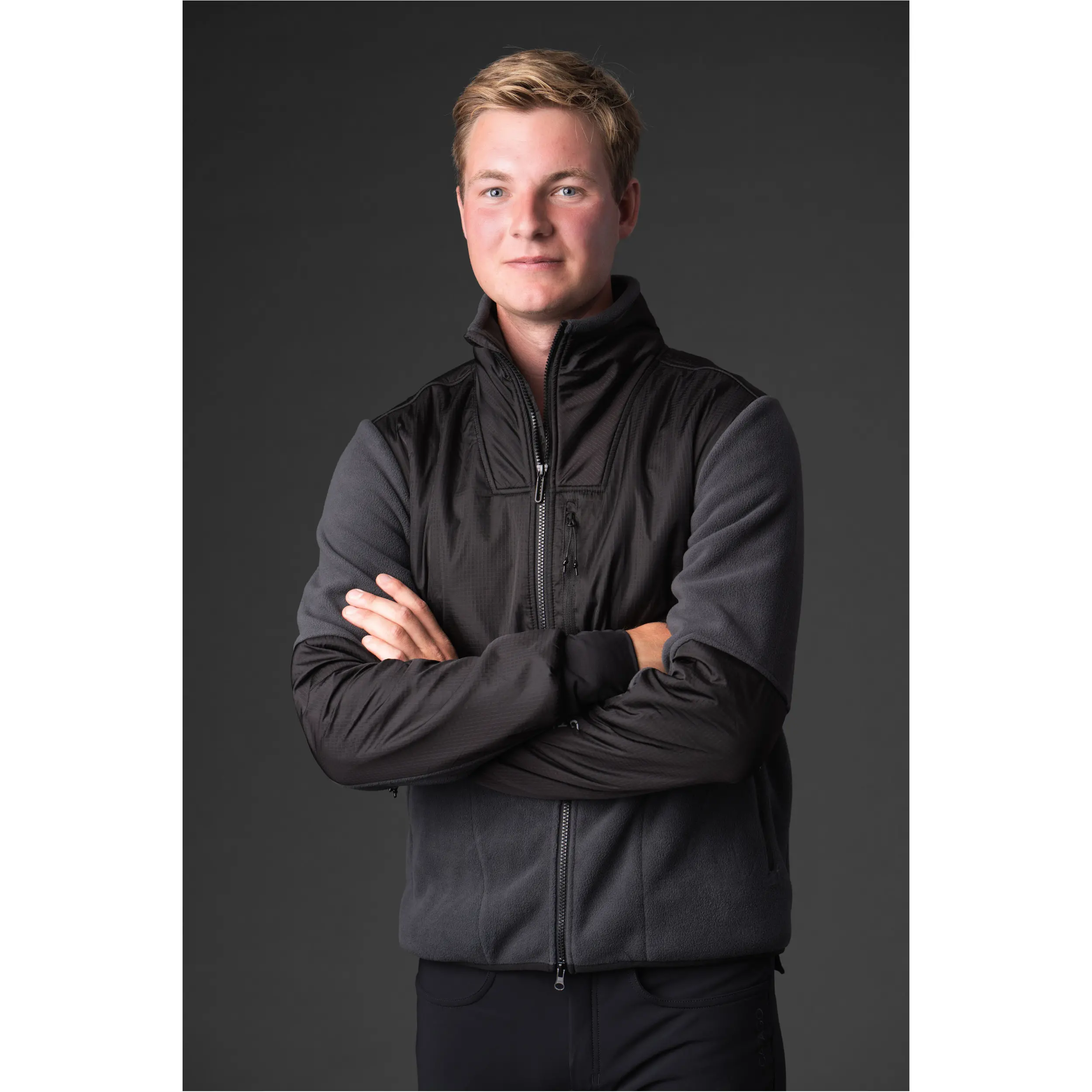 Herren Fleecereitjacke NEIL asphalt Herren Fleecereitjacke NEIL asphalt