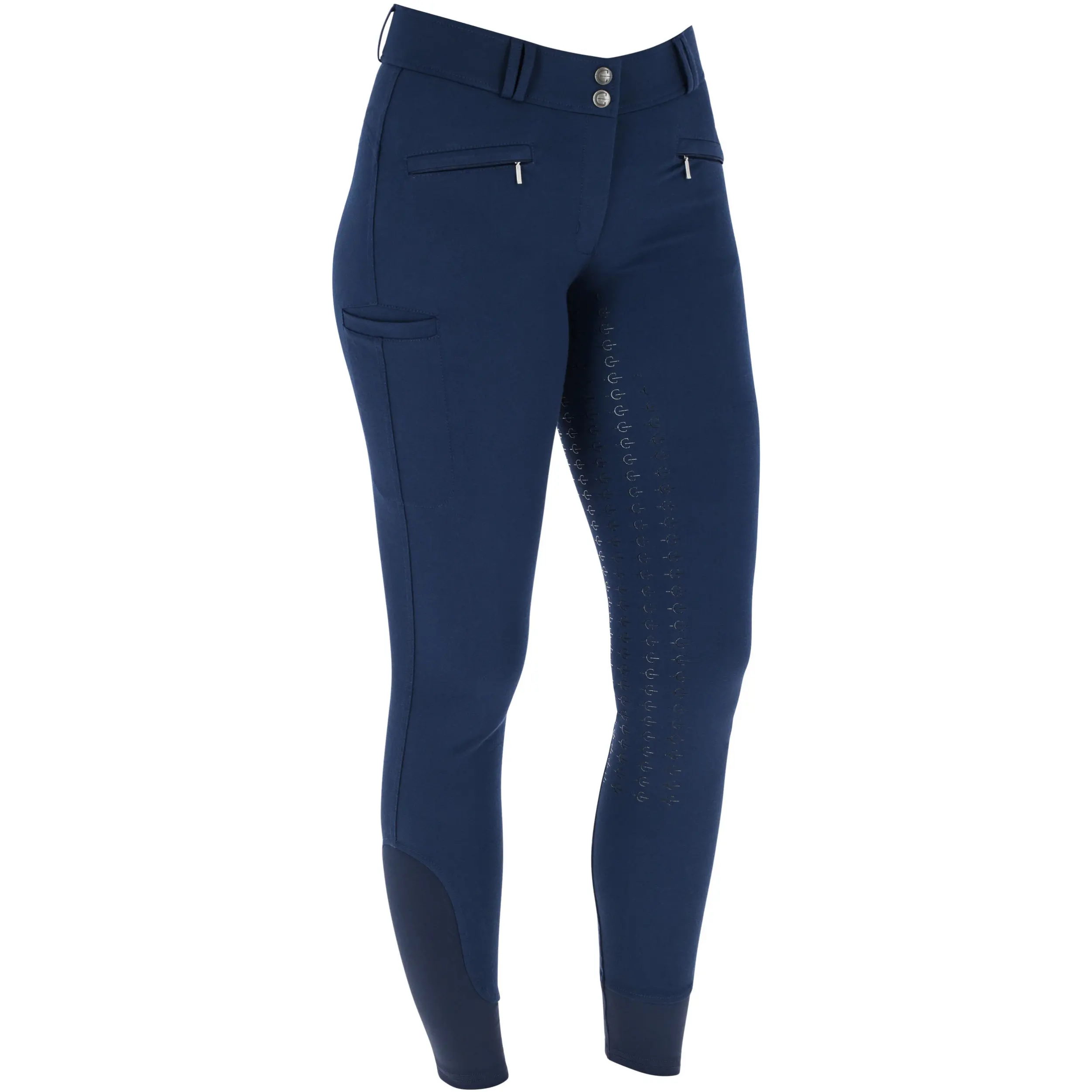 Damen Reithose Silikon Vollbesatz SIGNATURE dark navy