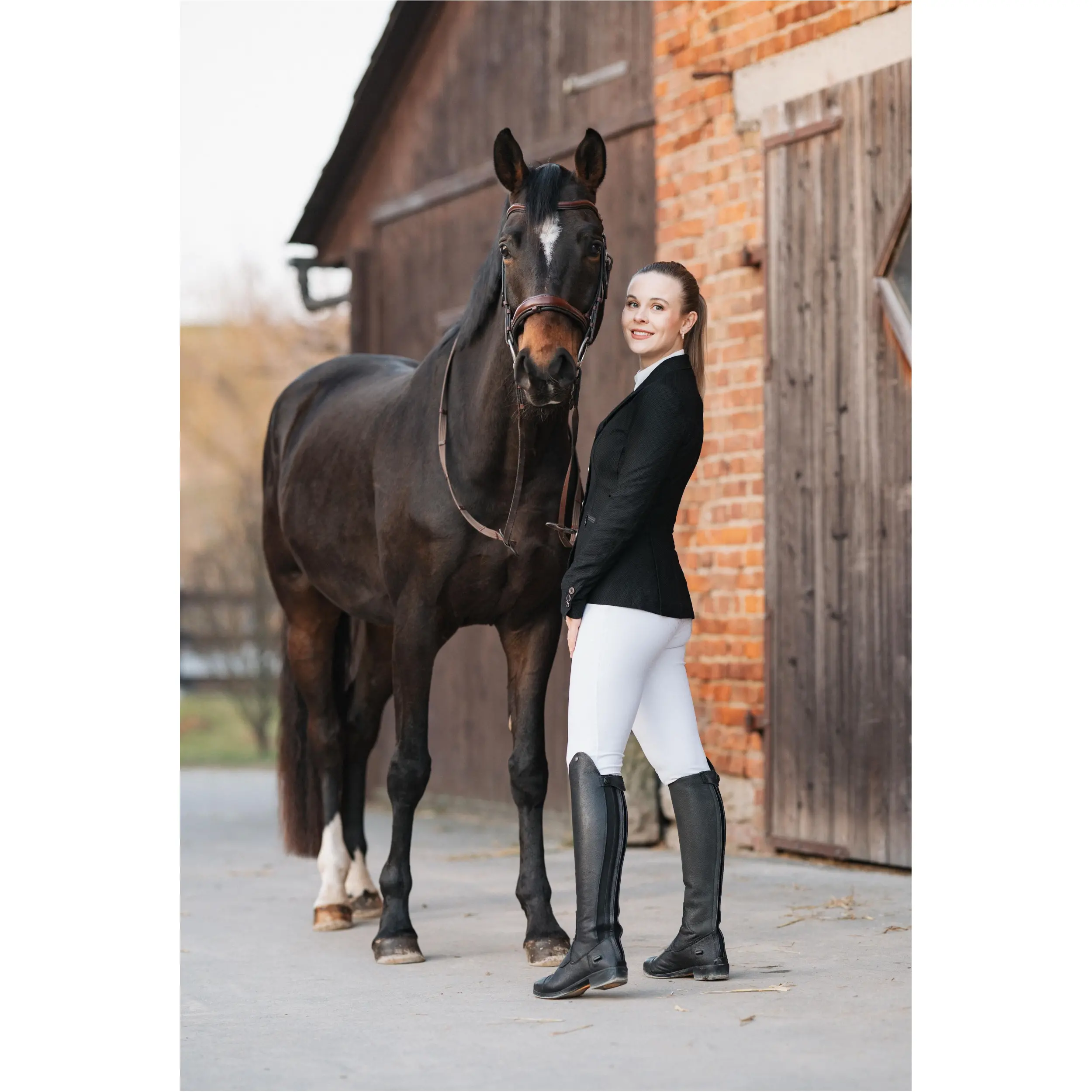 Damen Reitstiefel ADVANCED II TALL Soft Echtleder black