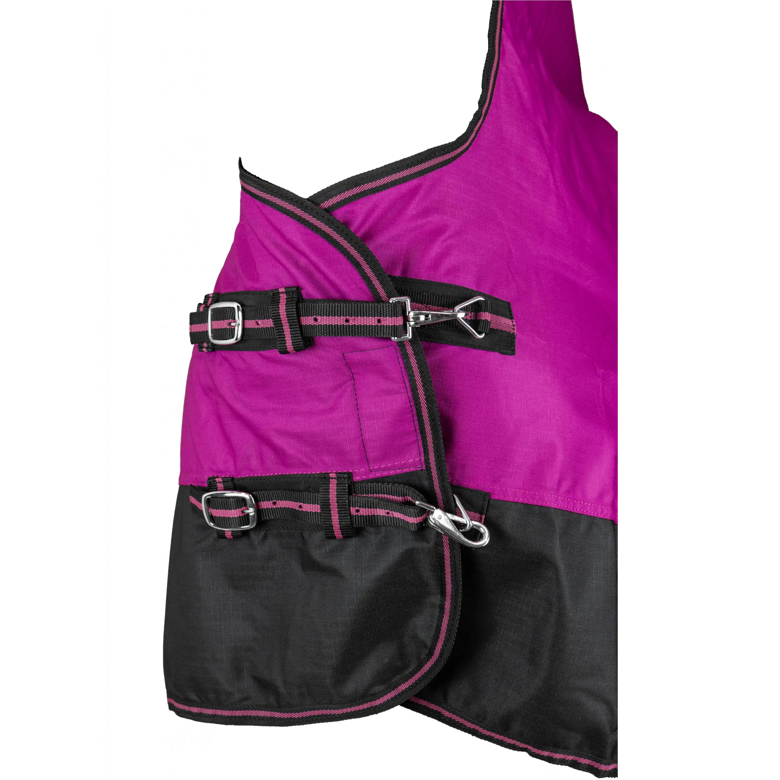 Winterdecke High Neck 300g Füllung 600D BASICLINE beere/schwarz Winterdecke High Neck 300g Füllung 600D BASICLINE beere/schwarz