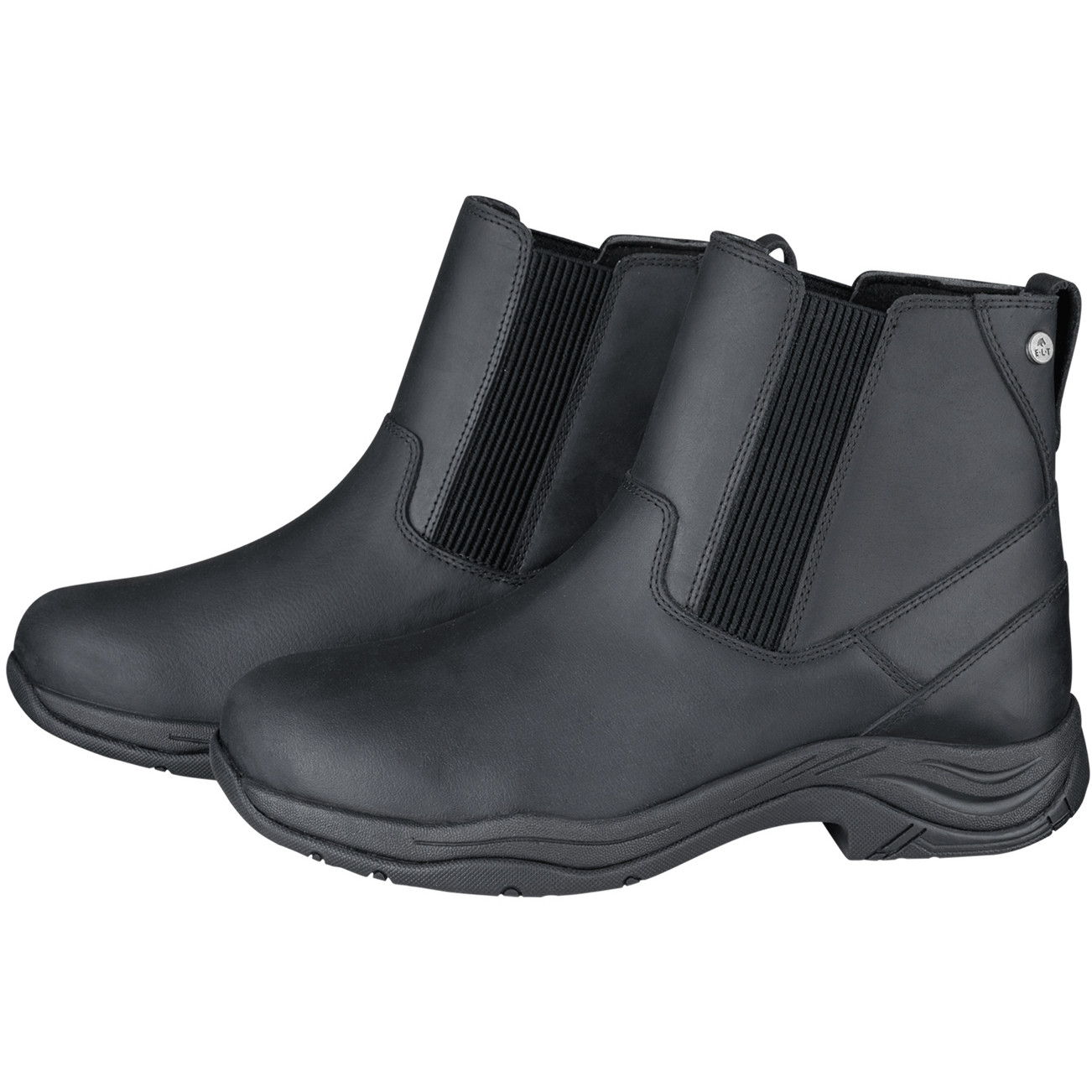 Damen Jodhpurstiefeletten GLASGOW Echtleder schwarz
