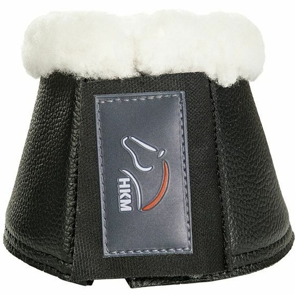 Hufglocken mit Polsterung COMFORT Kunstleder schwarz Hufglocken mit Polsterung COMFORT Kunstleder schwarz