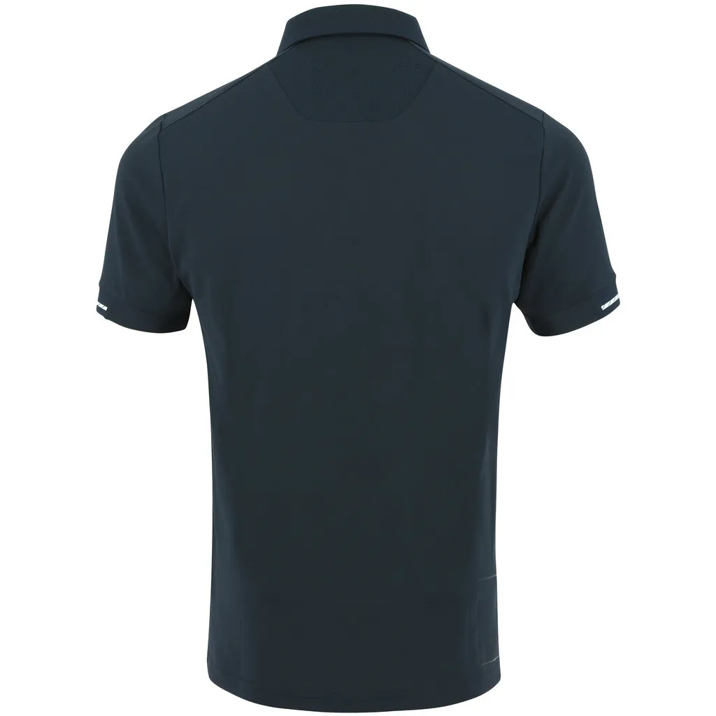Herren Poloshirt ERIC mit Mesheinsätzen marineblau