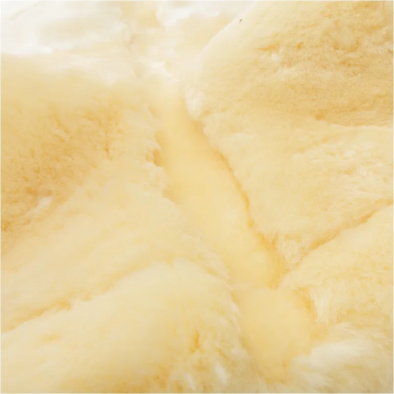 Sattelunterlage Lammfell KAVALTOP Moosgummi schwarz/natur