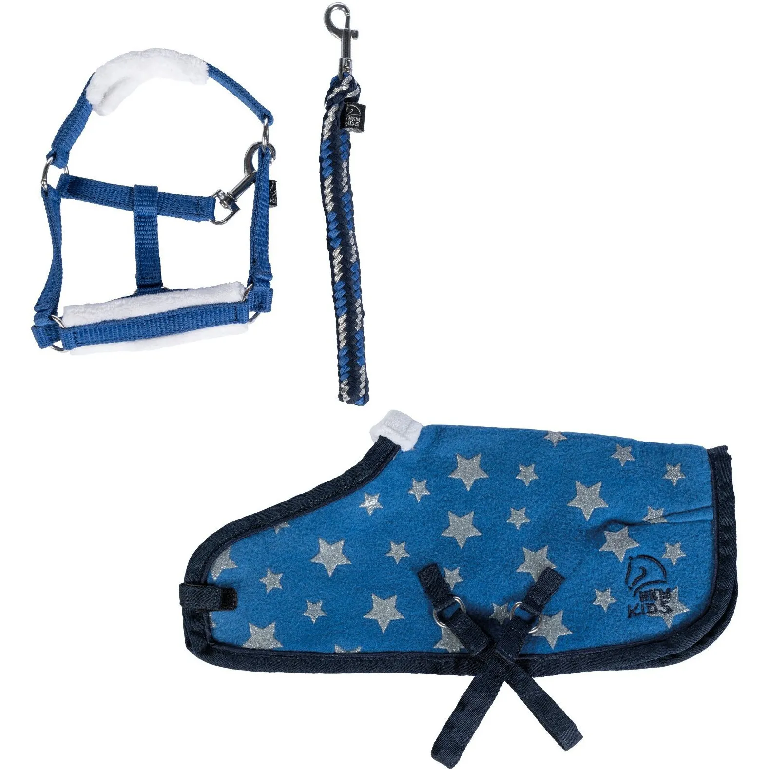 Starset CUDDLE PONY blau mit Sternenmuster