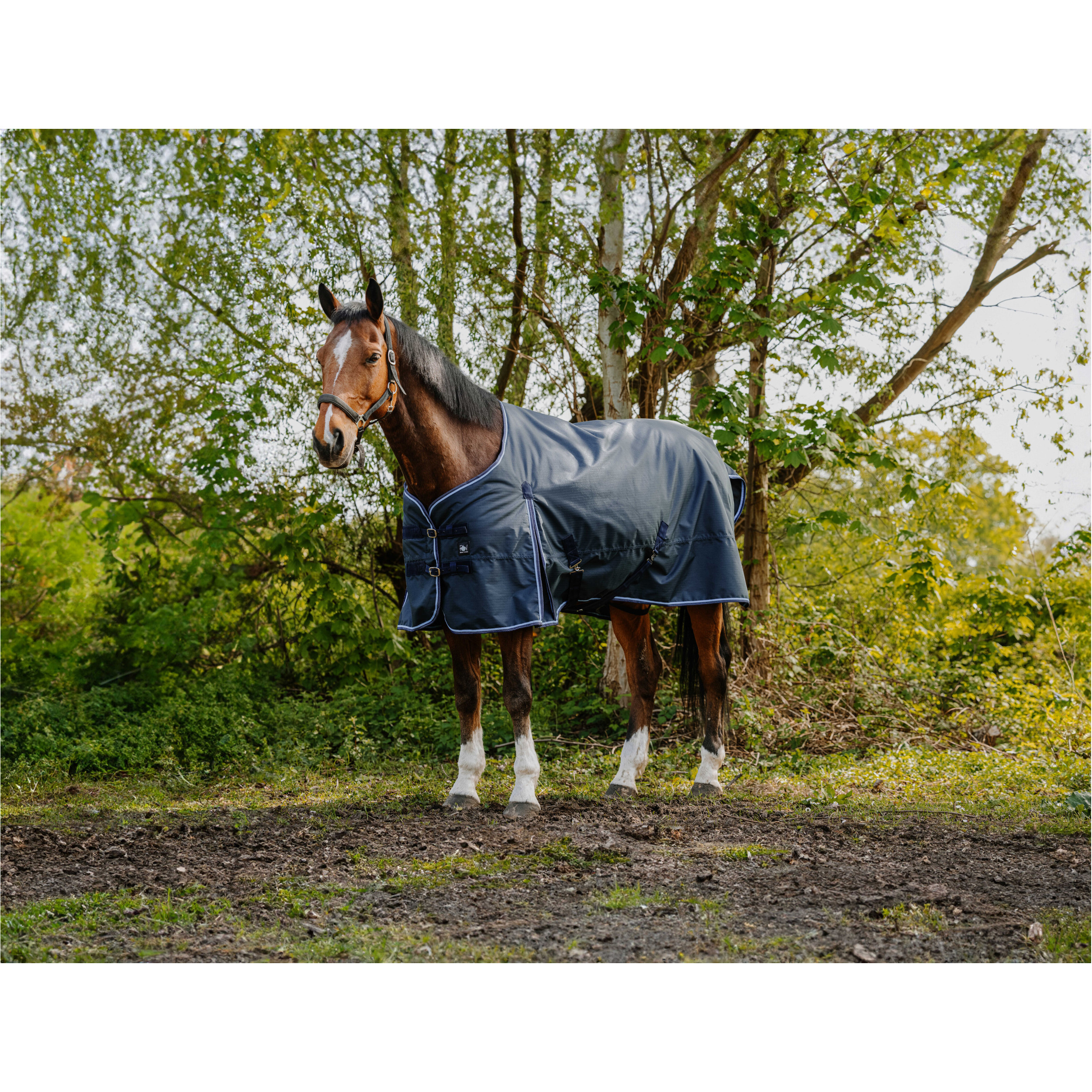 Outdoordecke 50g Füllung 1200D ECO navy