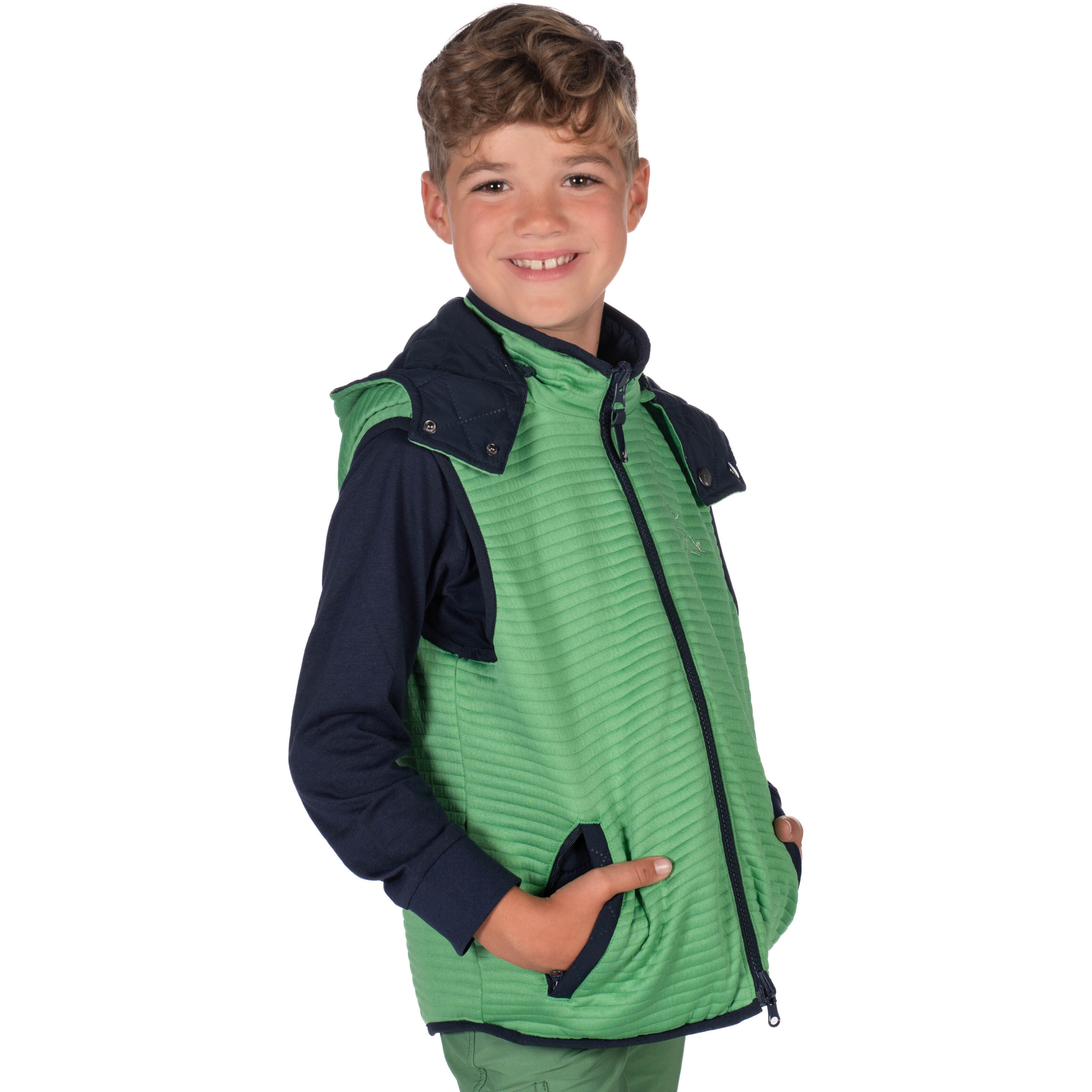Kinder Wendeweste MAUI dunkelblau/grün Kinder Wendeweste MAUI dunkelblau/grün