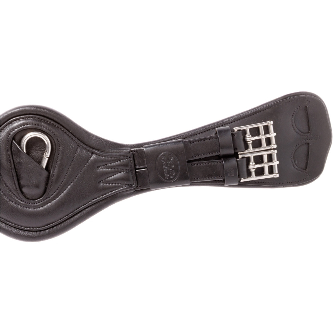 Lederkurzgurt ohne Elast JULIUS Softleder schwarz