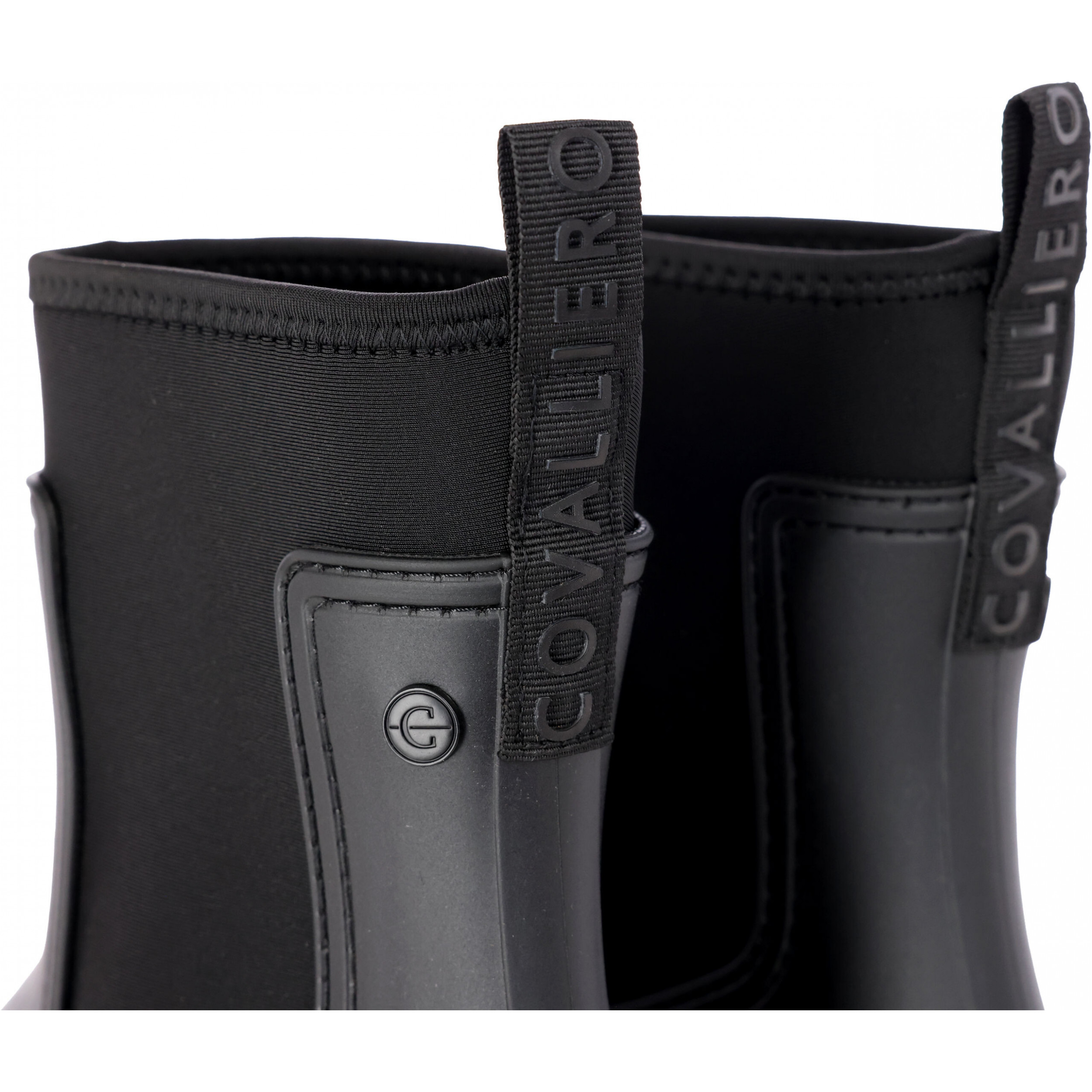 Damen Gummistiefeletten H/W 2025 schwarz