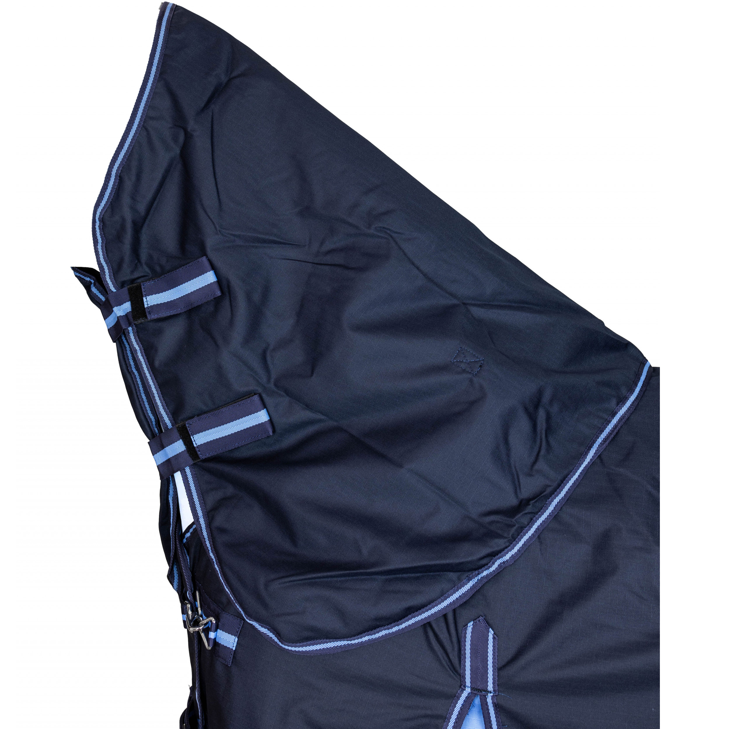 Winterdecke Full Neck 100g Füllung 600D BASICLINE blau/babyblau