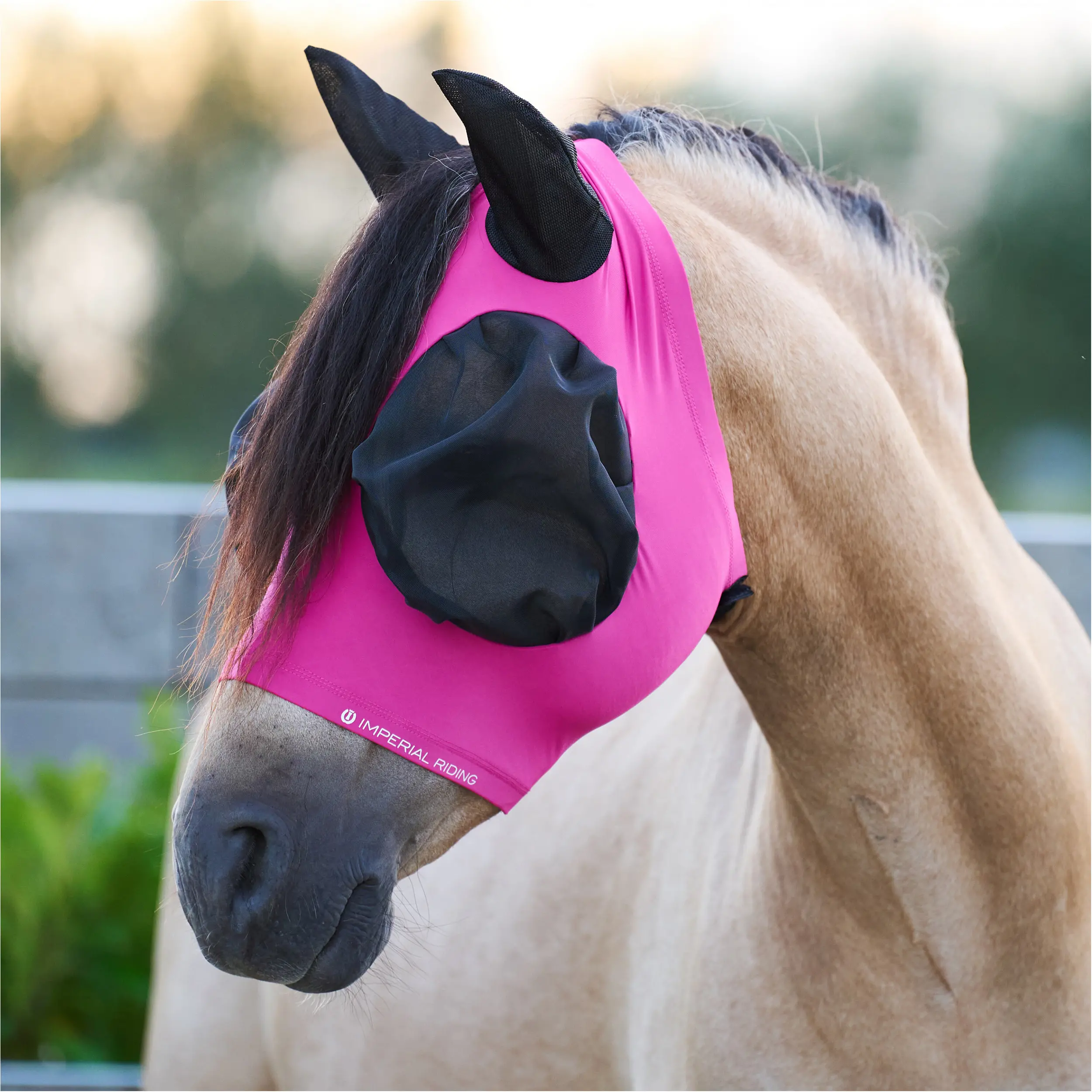 Fliegenmaske IRHTrail ride pink