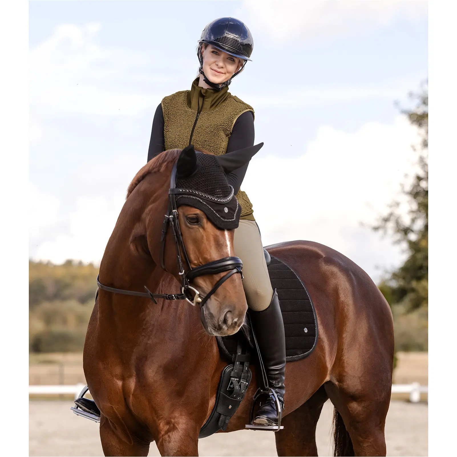 Damen Fleeceweste ROTTERDAM khakigrün