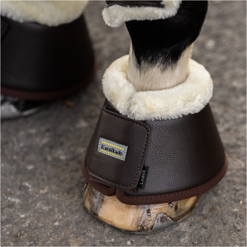 Hufglocken (2er Set) braun/beige