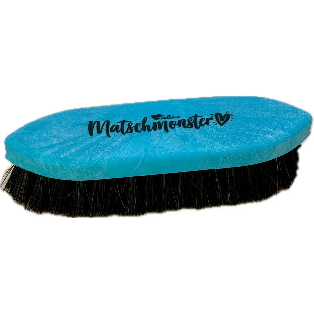 Mähnenbürste klein 3cm SOULHORSE MATSCHMONSTER KOKOS türkis gräfblau
