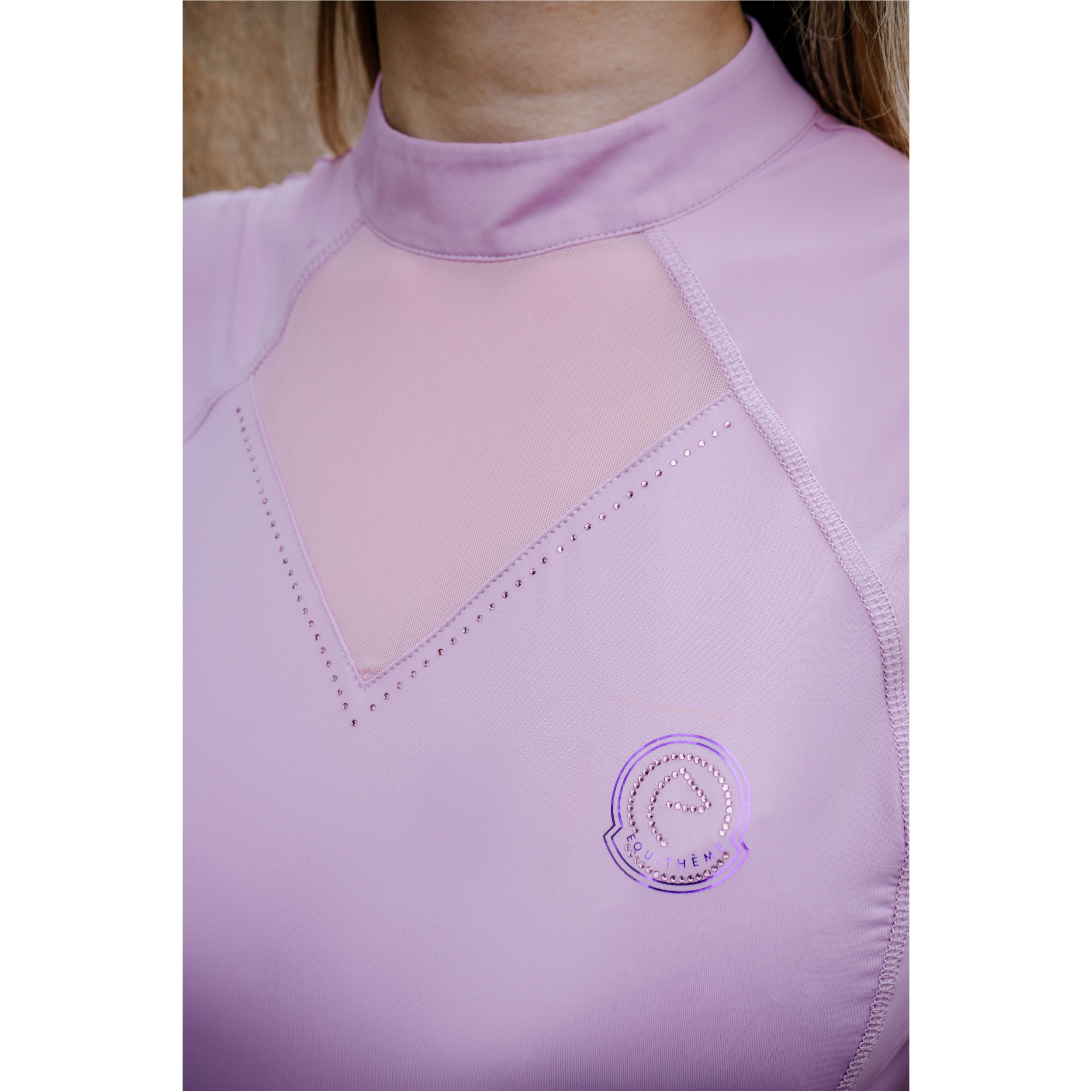 Damen T-Shirt Je t'aime EK-CLAUDIA blasslila 