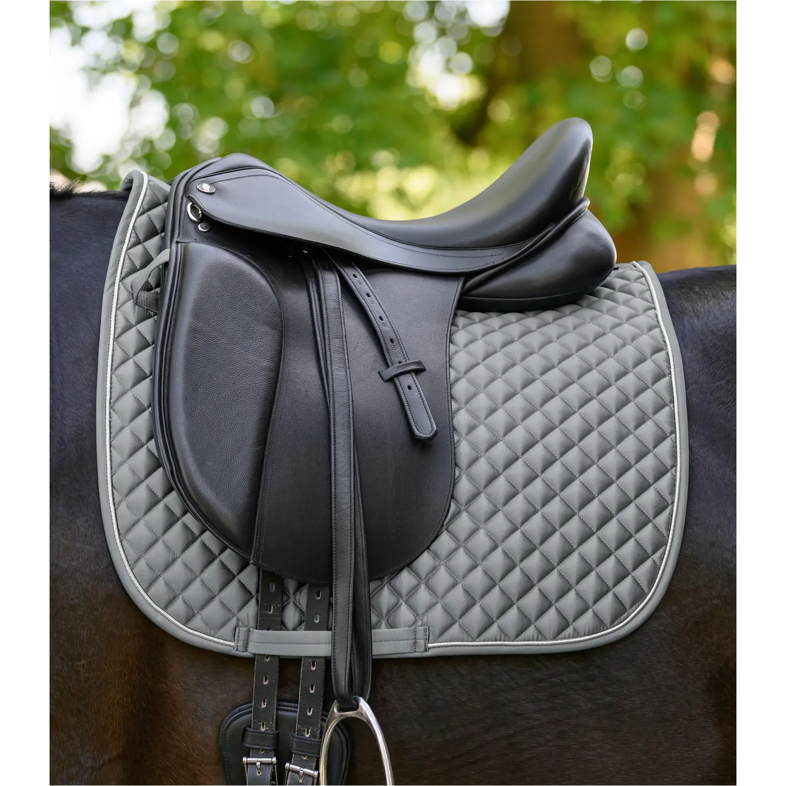 Schabracke FELIX GLAM chromgrau