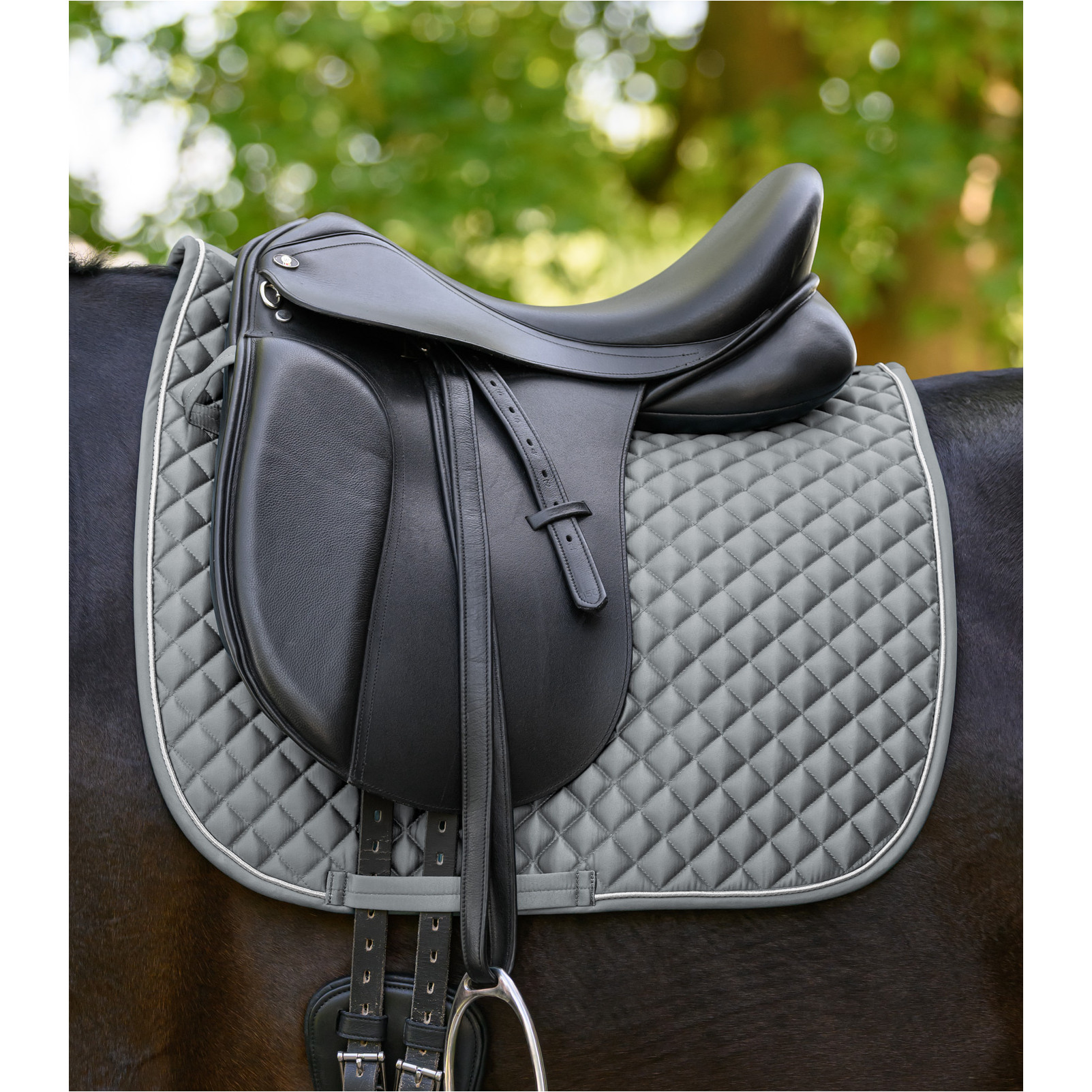 Schabracke FELIX GLAM chromgrau