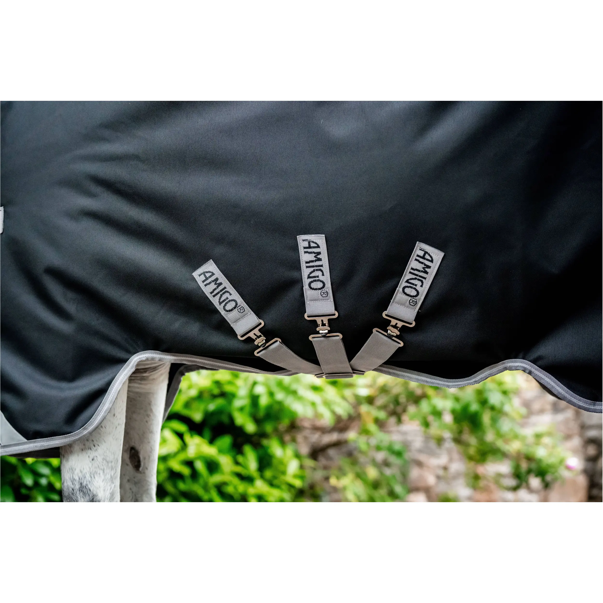 Outdoordecke 1200D AMIGO black/titanium grey/silver