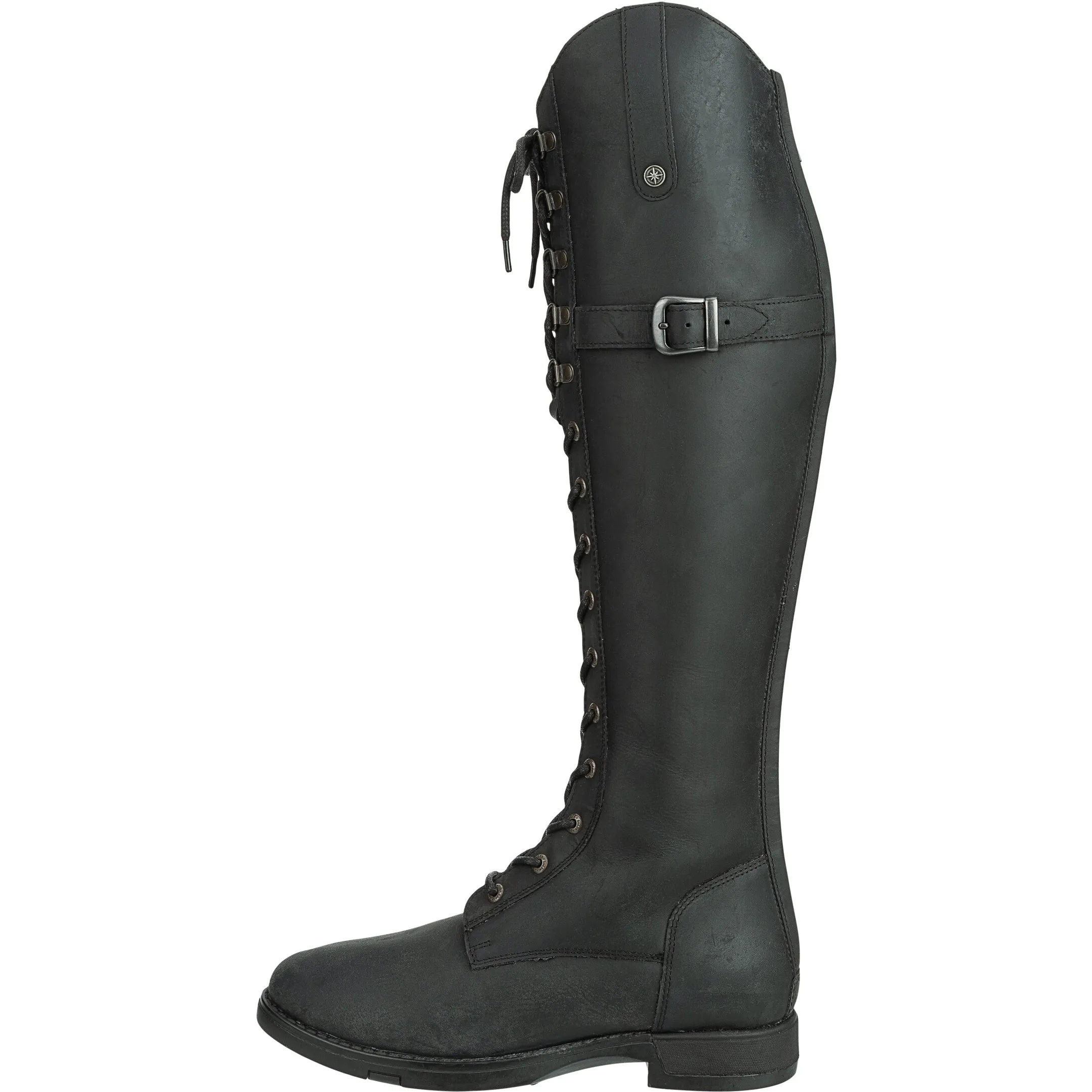 Winter Damen Reitstiefel LONGFORD Echtleder waxy black