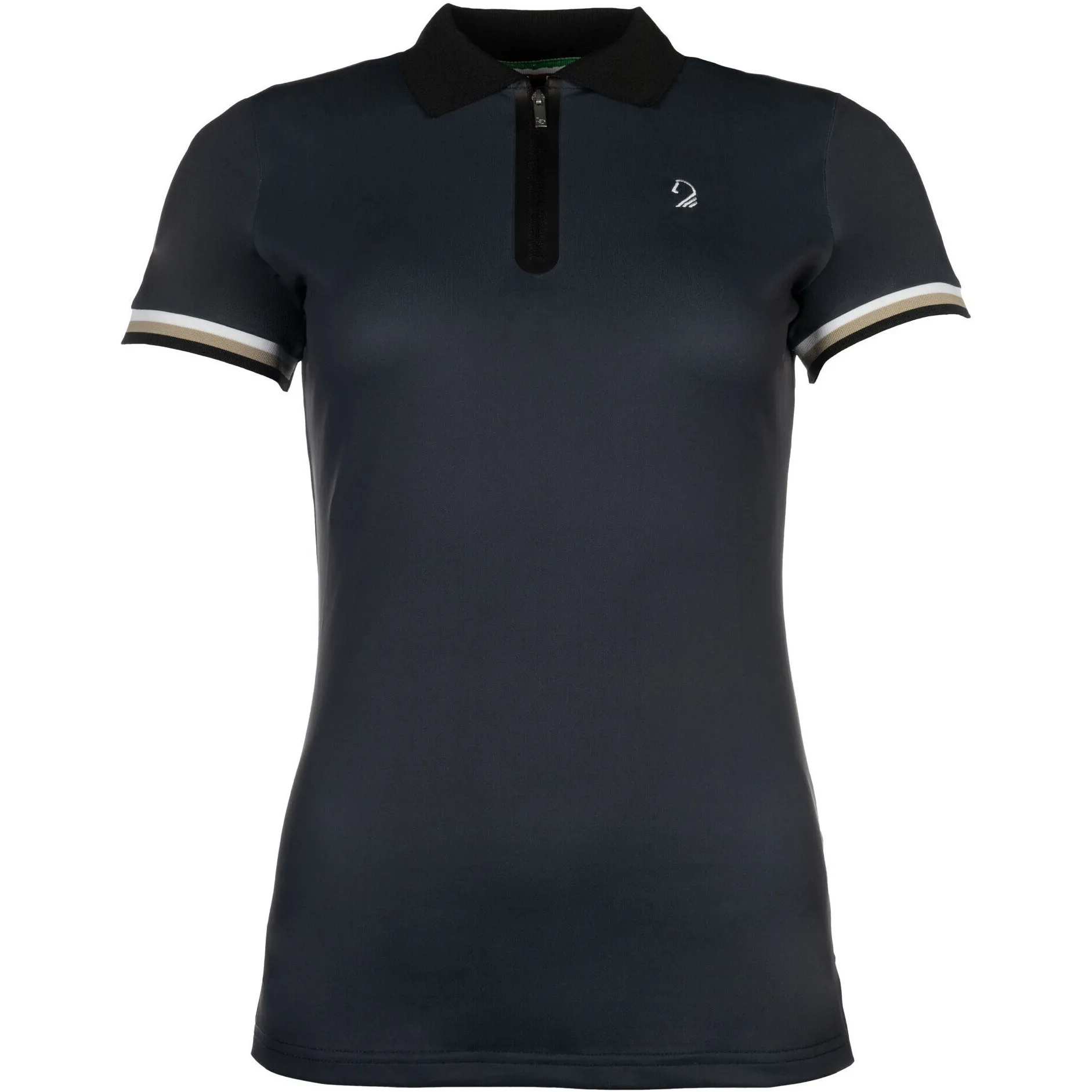 Damen Poloshirt AMALFI schwarz
