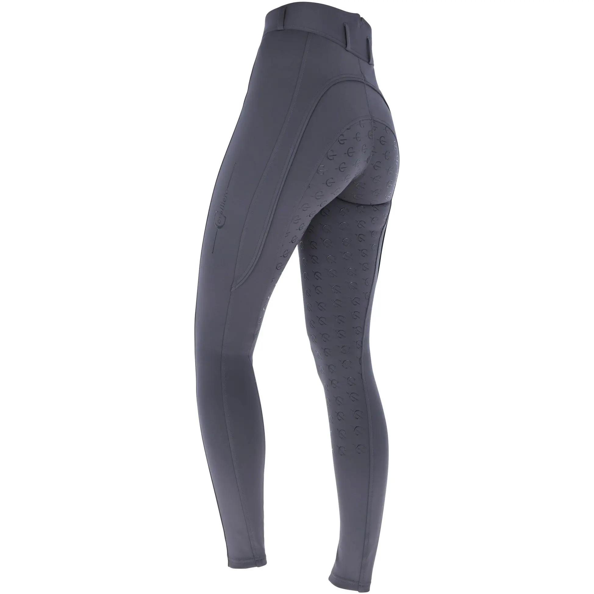 Damen Reithose Silikon Vollbesatz CLASSIC STAR graphite