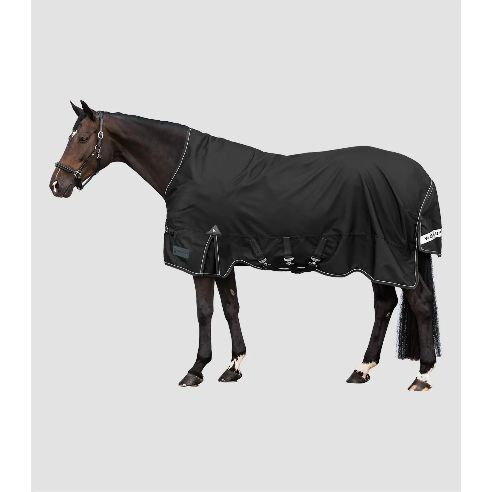 Outdoordecke High Neck 100g Füllung 1200D SCANDIC schwarz