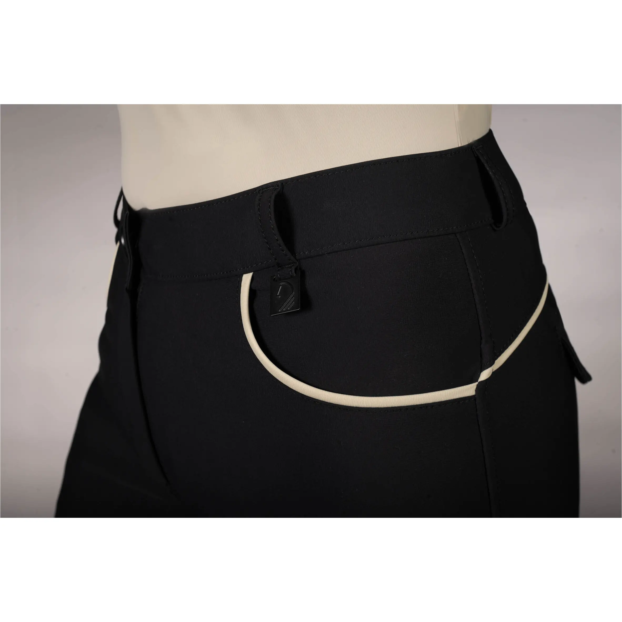 Damen Reithose Silikon Vollbesatz LIMONE schwarz